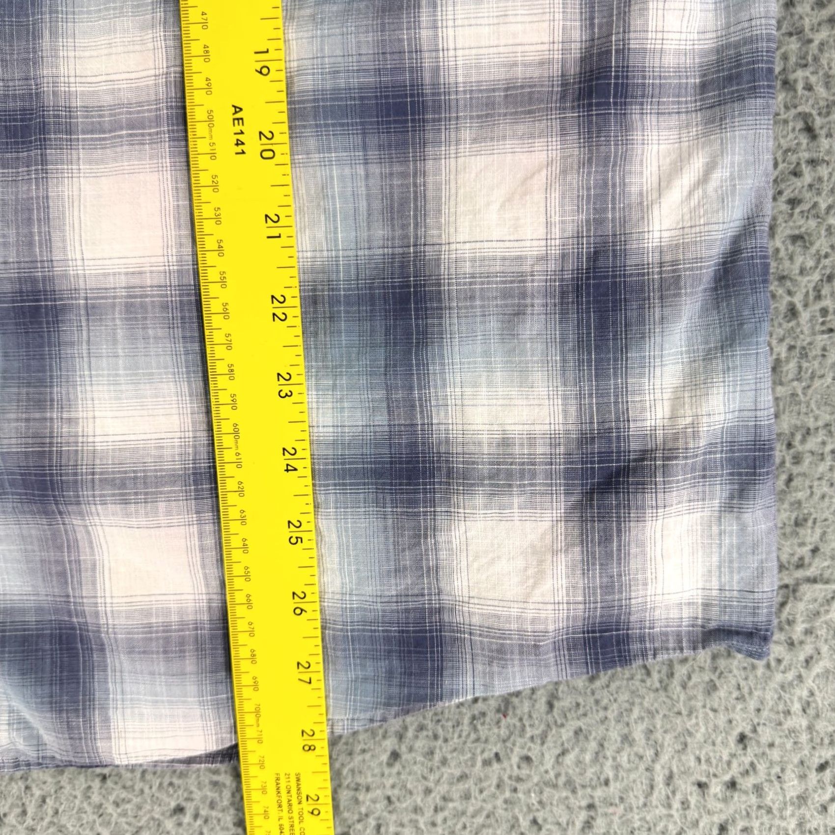 johnnie-O johnnie-O Coby Button-Up Shirt Mens XL Blue Plaid Long Sleeve Casual Shirt Size US XL / EU 56 / 4 - 6 Thumbnail