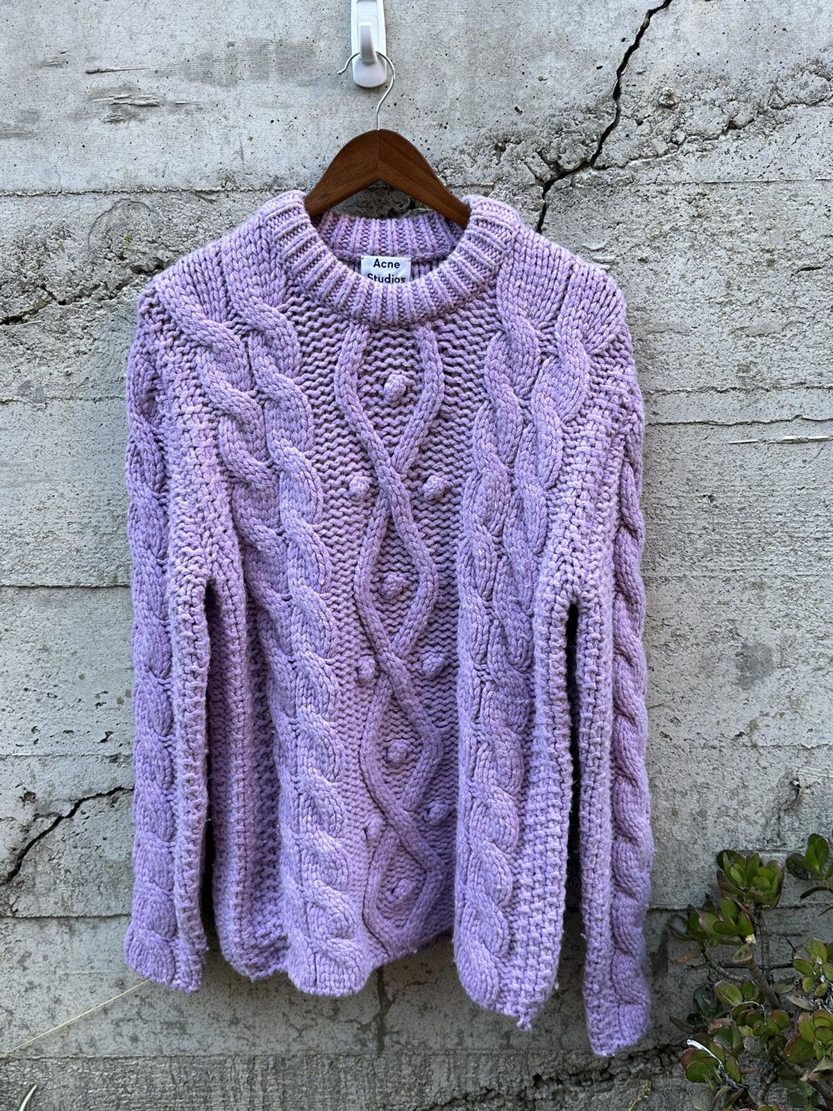 Acne Studios RARE GRAIL Acne Studios interlocking pattern thick sweater Size US M / EU 48-50 / 2 - 3 Thumbnail