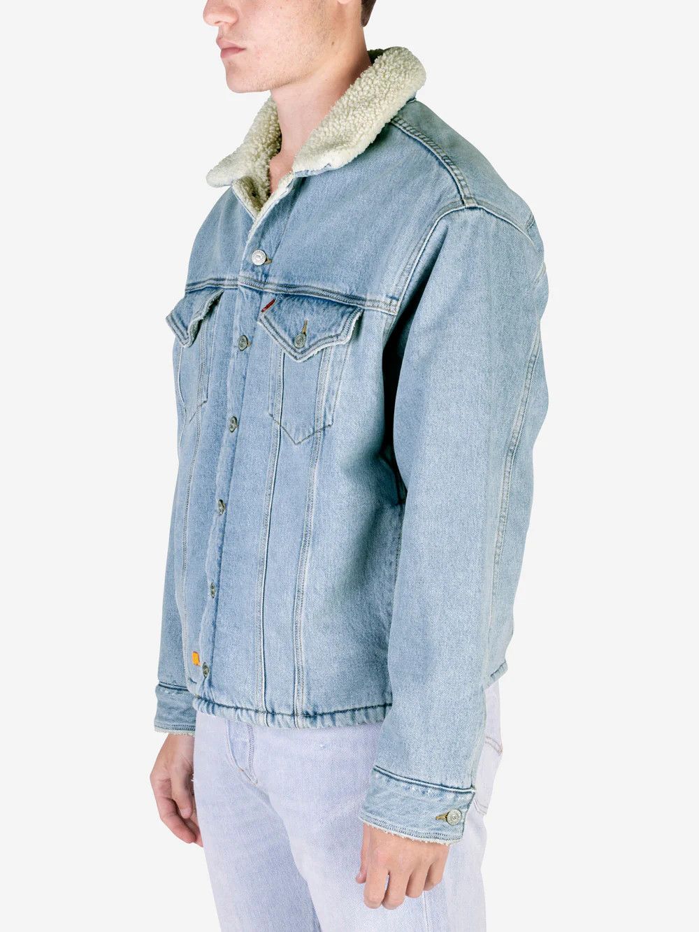 ERL × Levi's o1mle0724 Sherpa Trucker Jacket in Blue Size US M / EU 48-50 / 2 - 4 Thumbnail