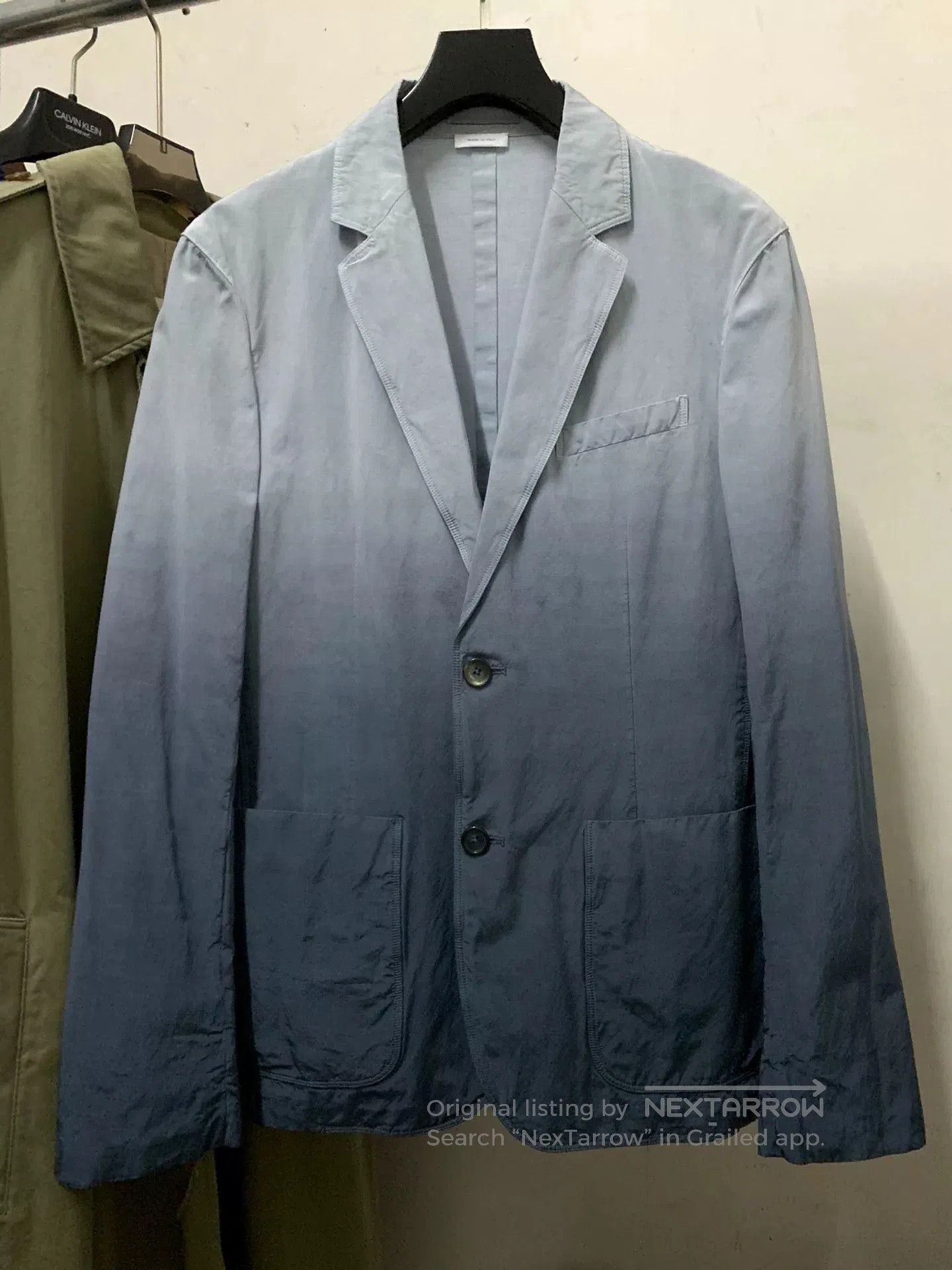 Jil Sander JIL SANDER Gradient Blue Blazer. Size US M / EU 48-50 / 2 - 2 Thumbnail