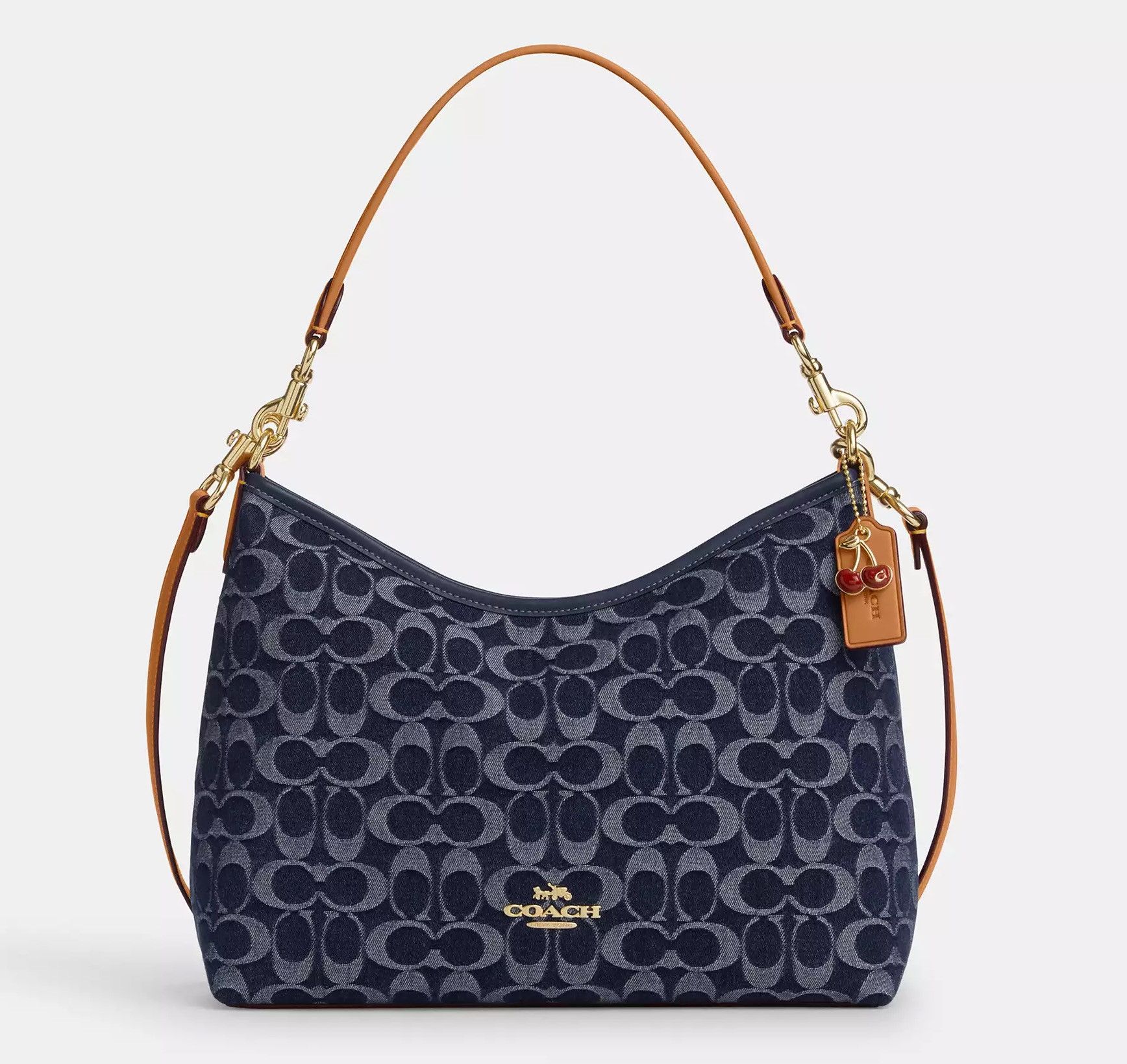 Coach Laurel Shoulder Bag In Signature Denim CY702 Size ONE SIZE - 9 Thumbnail