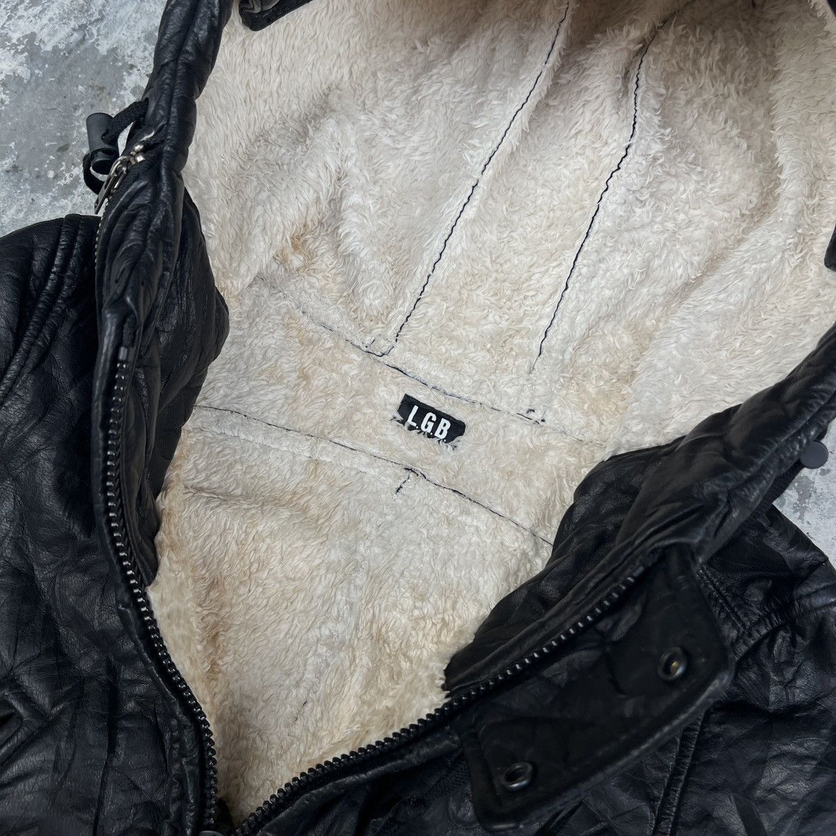 If Six Was Nine L.G.B Leather Riders Jacket reversable Size XXS / US 00 / IT 34 - 7 Thumbnail