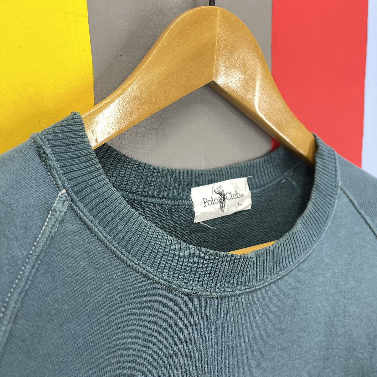 Vintage 90s Vintage POLO CLUB Crew Neck Sweatshirt #1395/AW Size US M / EU 48-50 / 2 - 4 Thumbnail