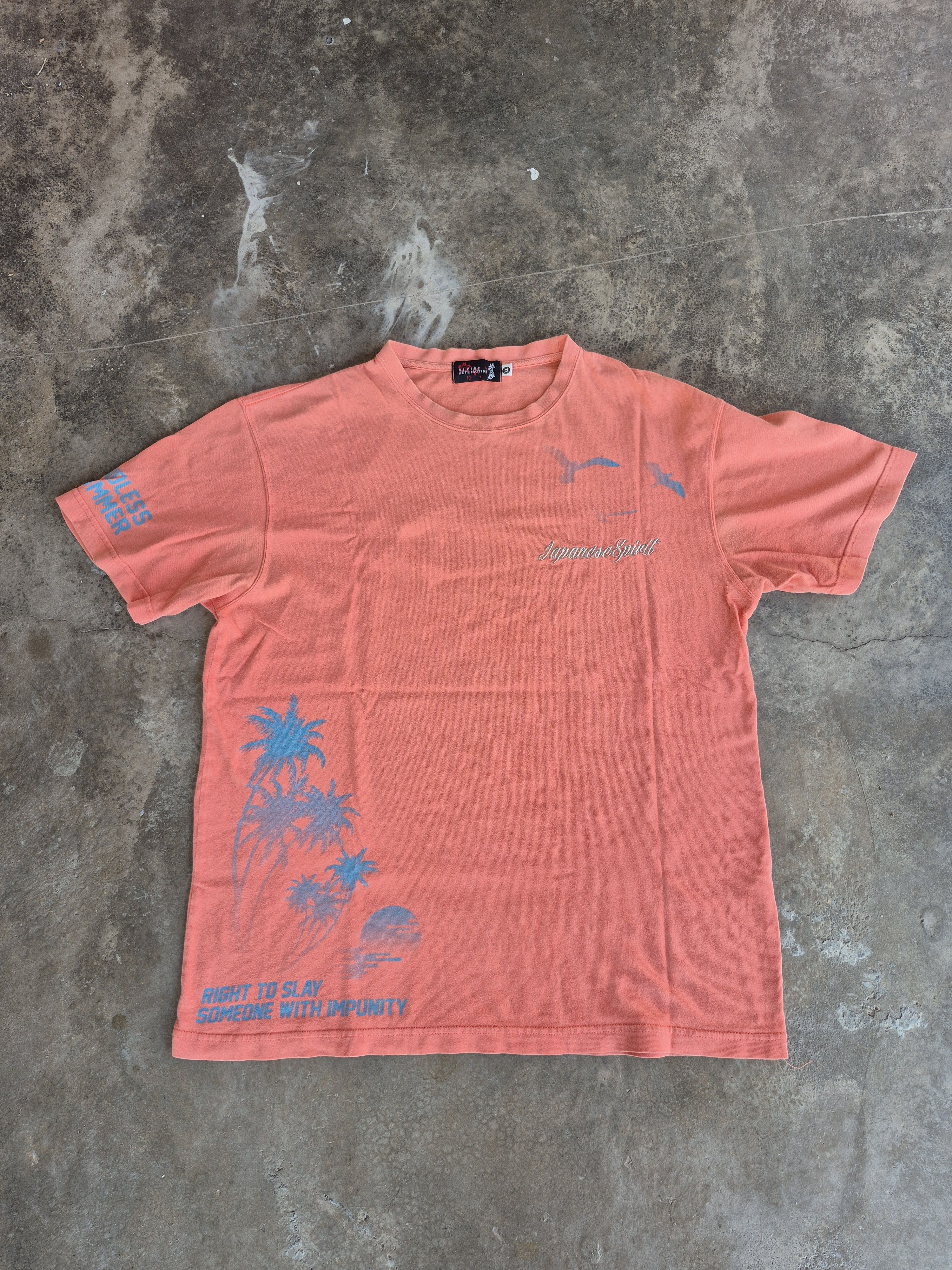 Japanese Brand 🔥 Divine Retribution Japan Samurai Yakuza Sukajan Tee Size US XL / EU 56 / 4 - 5 Thumbnail