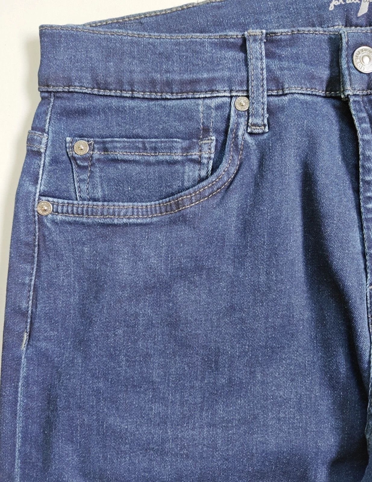 7 For All Mankind 7 For All ManKind AUSTYN Tonal Rinse JEANS T / 6024 Size US 36 / EU 52 - 4 Thumbnail