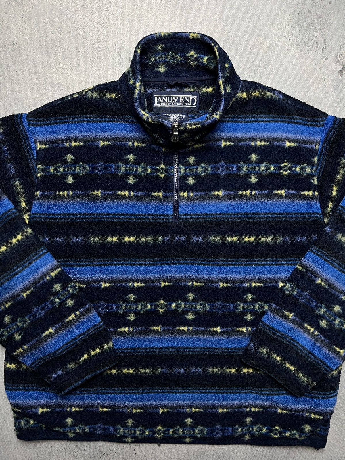 Lands' End Lands End VTG Polartec Teddy Fleece Patagonia Style Jacket Size US L / EU 52-54 / 3 - 4 Thumbnail