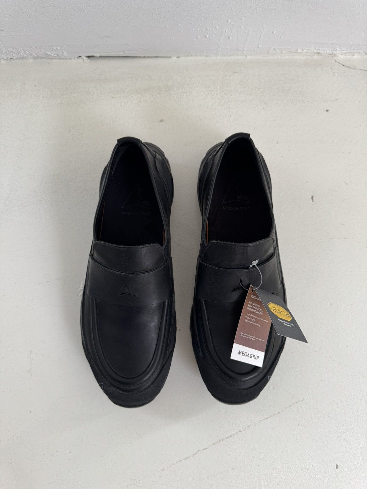 ROA ROA Black Loafer Low-top Shoes Size US 12 / EU 45 - 3 Thumbnail