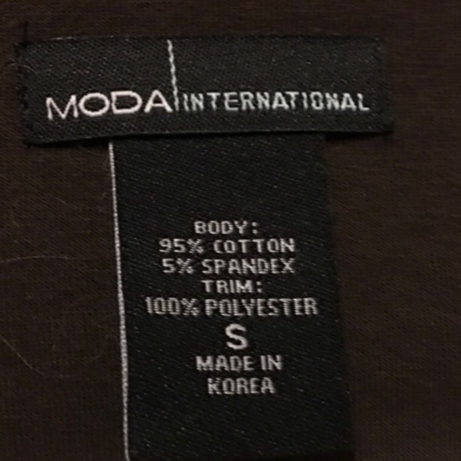 Other Moda International Brown long sleeve top Size S / US 4 / IT 40 - 8 Thumbnail