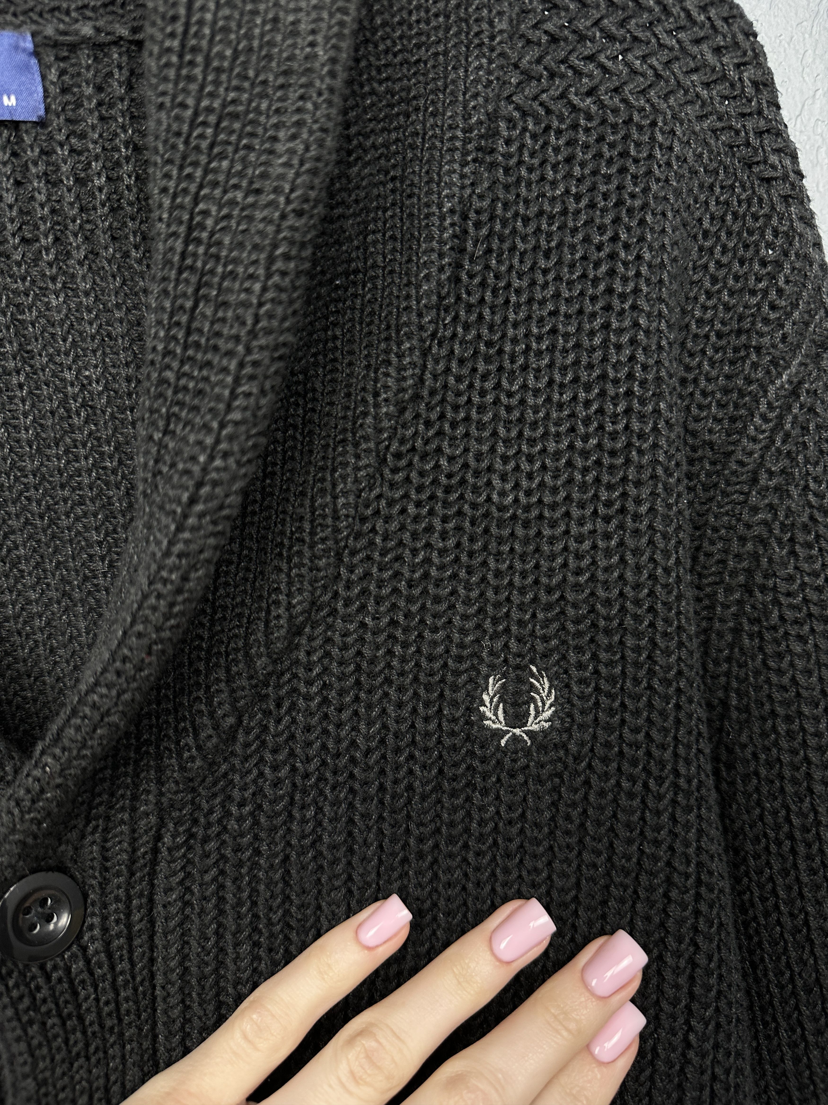 Fred Perry Fred Perry Vintage Mens LINEN Knit Cardigan Sweater Jumper Size US M / EU 48-50 / 2 - 3 Thumbnail
