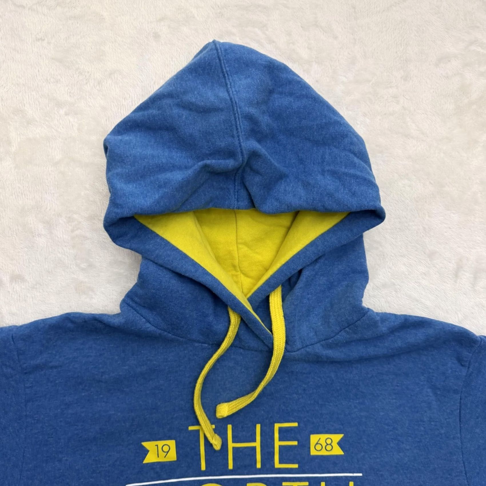 The North Face The North Face Hoodie Mens M Blue Graphic Print Crew Neck Pockets Hooded Logo Pullover All Seasons Size US M / EU 48-50 / 2 - 3 Thumbnail