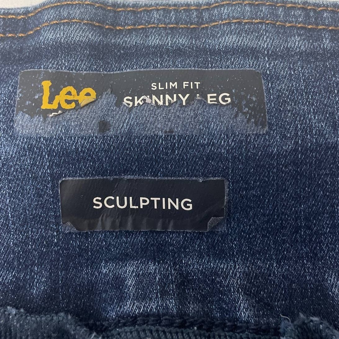 Lee Lee Plus Size 22W Petite Slim Fit Stretch Denim Blue Jeans Size 41" - 5 Thumbnail