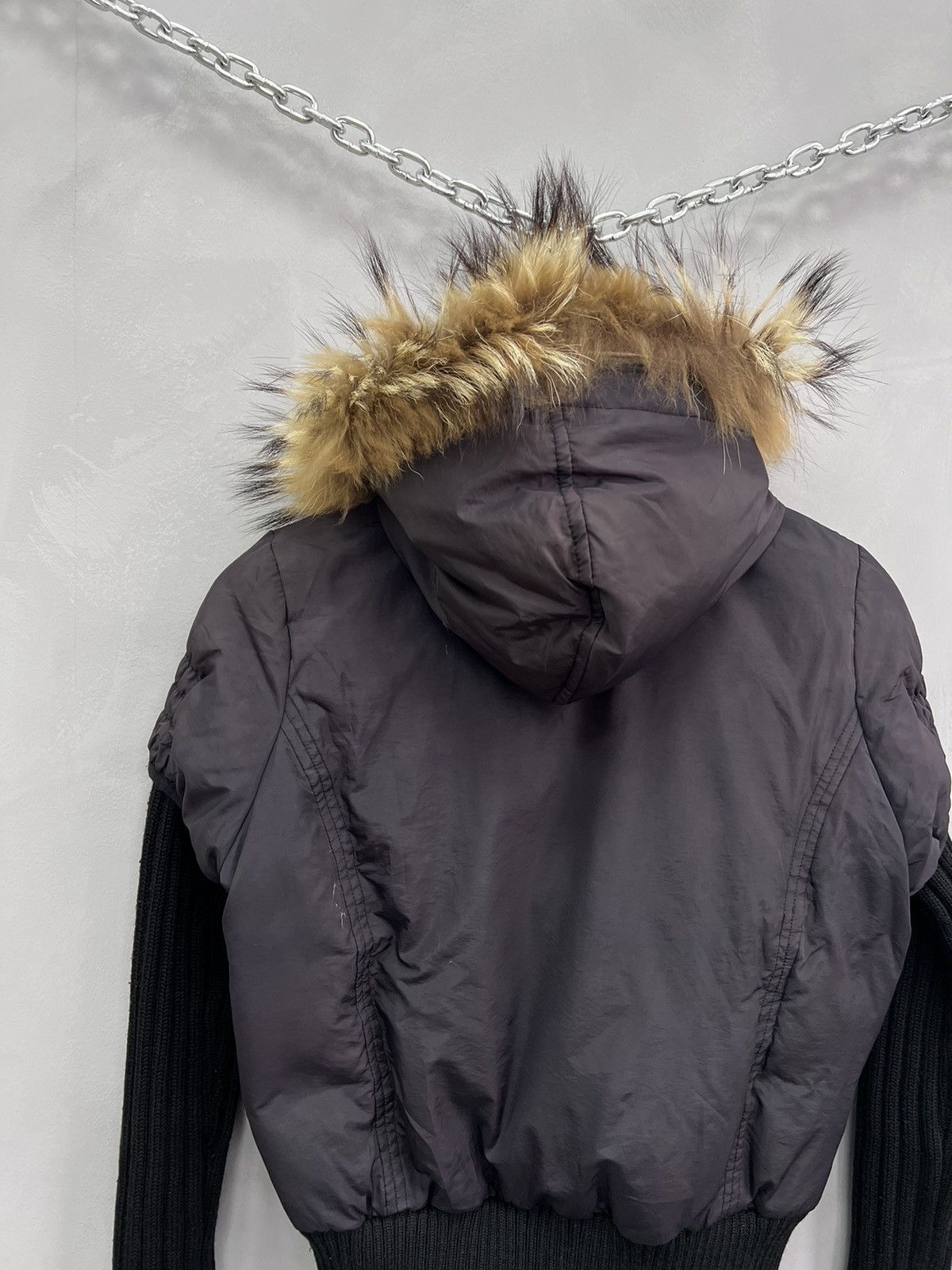 Hysteric Glamour × If Six Was Nine 2000s Avant Garde If Six Was Nine Style Jacket fur Hood 90s Size M / US 6-8 / IT 42-44 - 11 Thumbnail