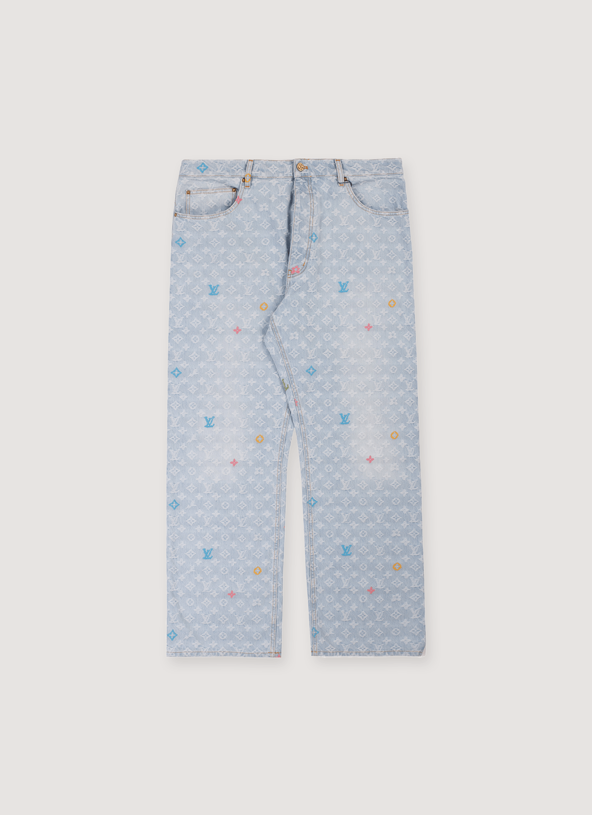 Other Louis Vuitton Tyler, the Creator Monogram Denim Pants Light Size US 38 / EU 54 - 1 Thumbnail