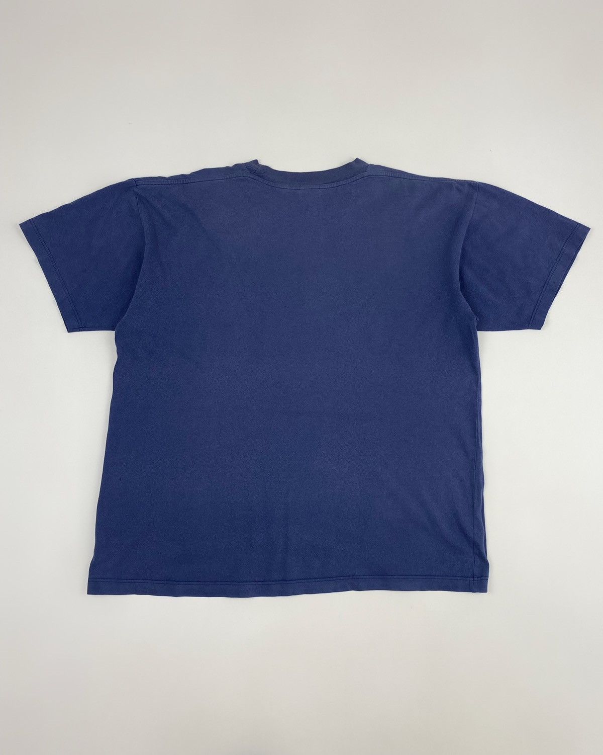 Nike × Vintage 1990’s Vintage Distressed Nike Big Logo T-Shirt Size US L / EU 52-54 / 3 - 8 Thumbnail