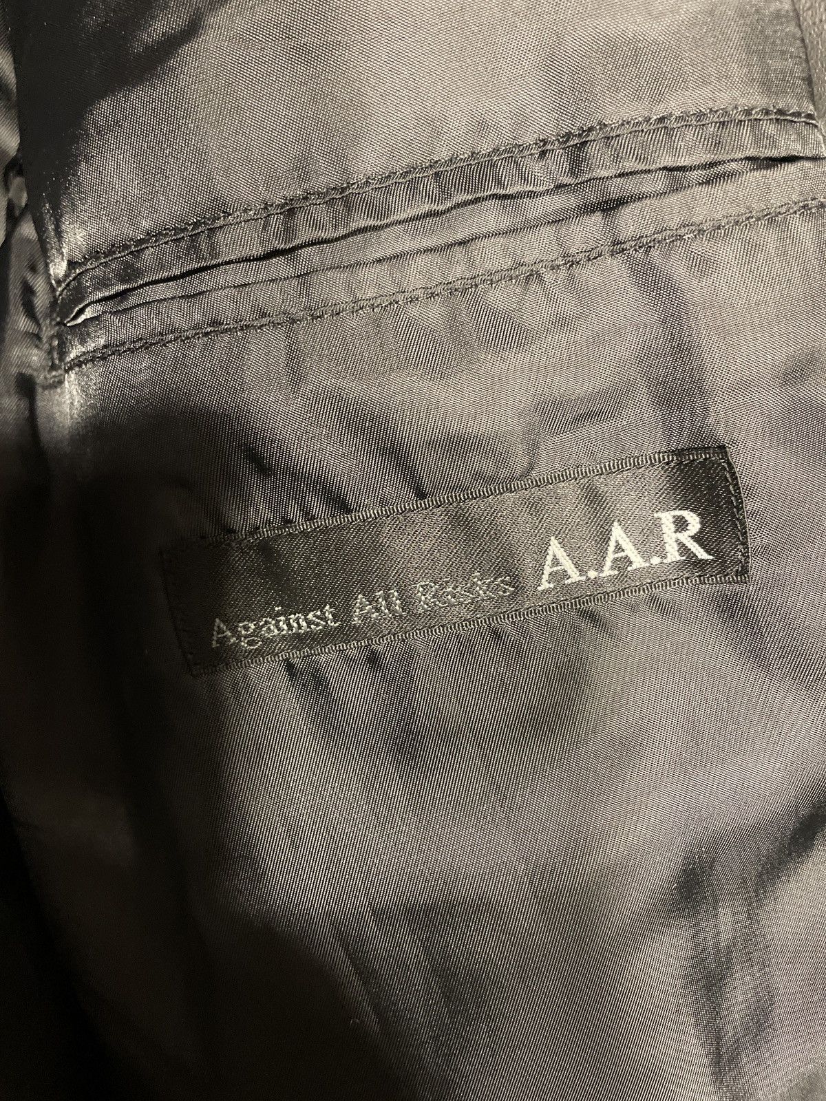 Yohji Yamamoto Yohji Yamamoto A.A.R (Against All Risks) leather Jacket Size US S / EU 44-46 / 1 - 10 Thumbnail
