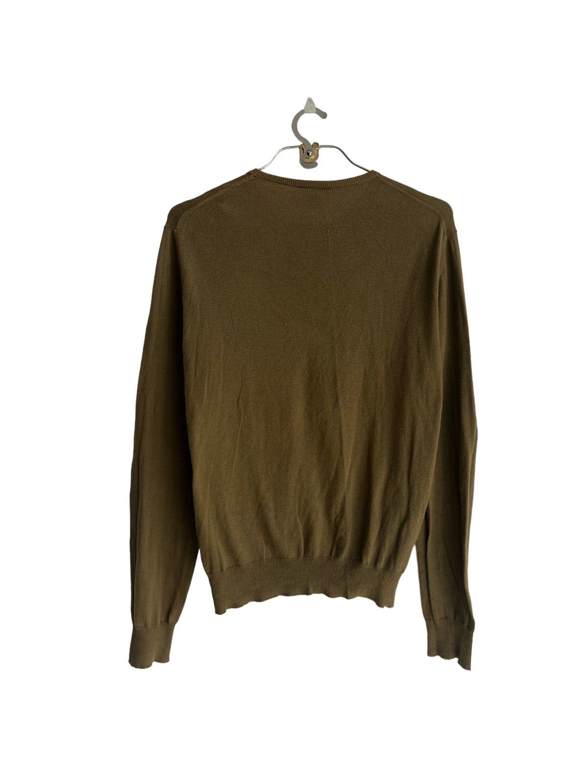 Helmut Lang RARE 1980s Helmut Lang Olive Crewneck Knitwear Sweater Size US M / EU 48-50 / 2 - 5 Thumbnail