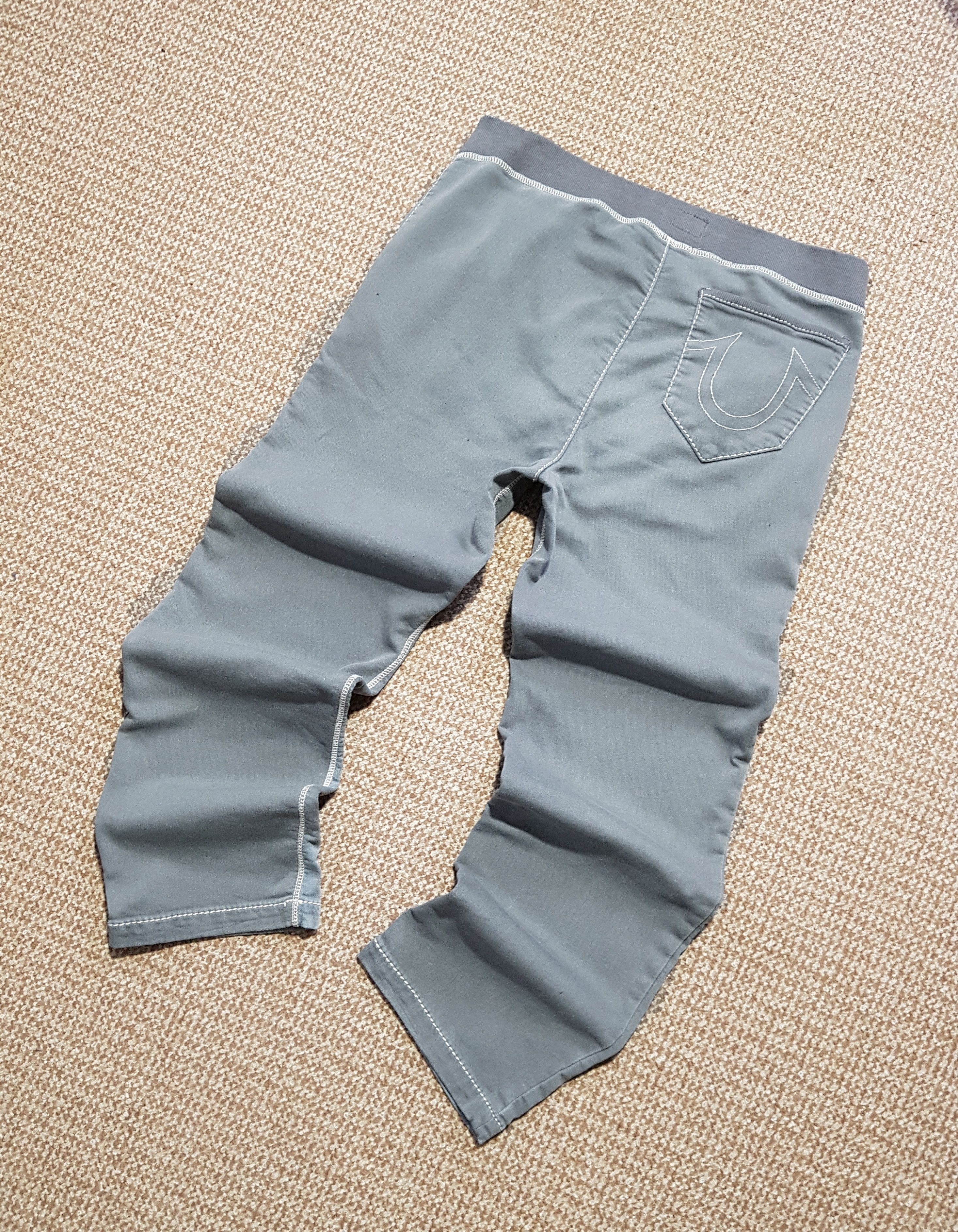 True Religion True Religion Distressed Wide Leg Sweatpants sz L Size US 34 / EU 50 - 1 Thumbnail