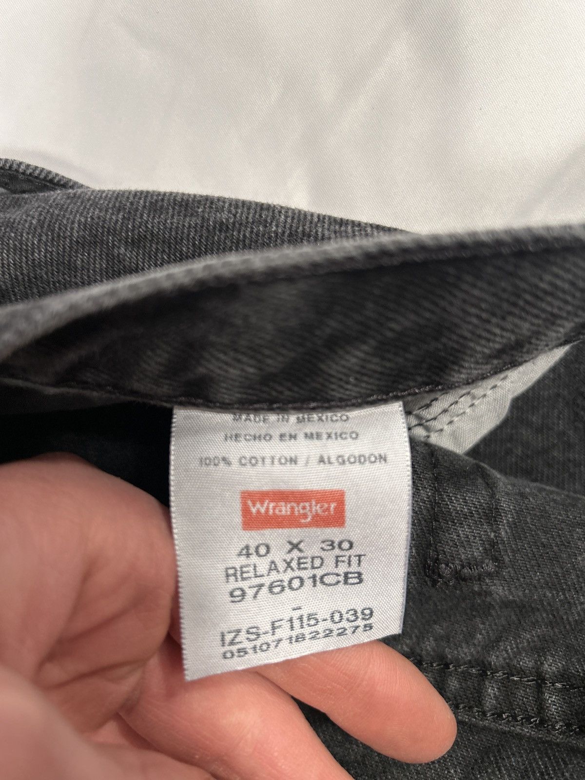 Wrangler Baggy Black Wrangler Jeans Size US 40 / EU 56 - 4 Thumbnail