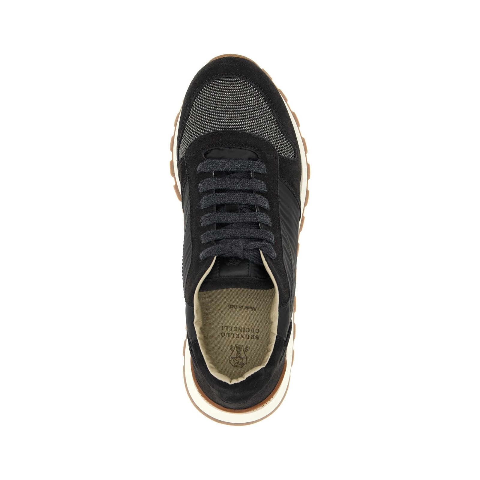Brunello Cucinelli BRUNELLO CUCINELLI Black Suede Sneakers New & Authentic (Wom Size US 9 / IT 39 - 4 Thumbnail
