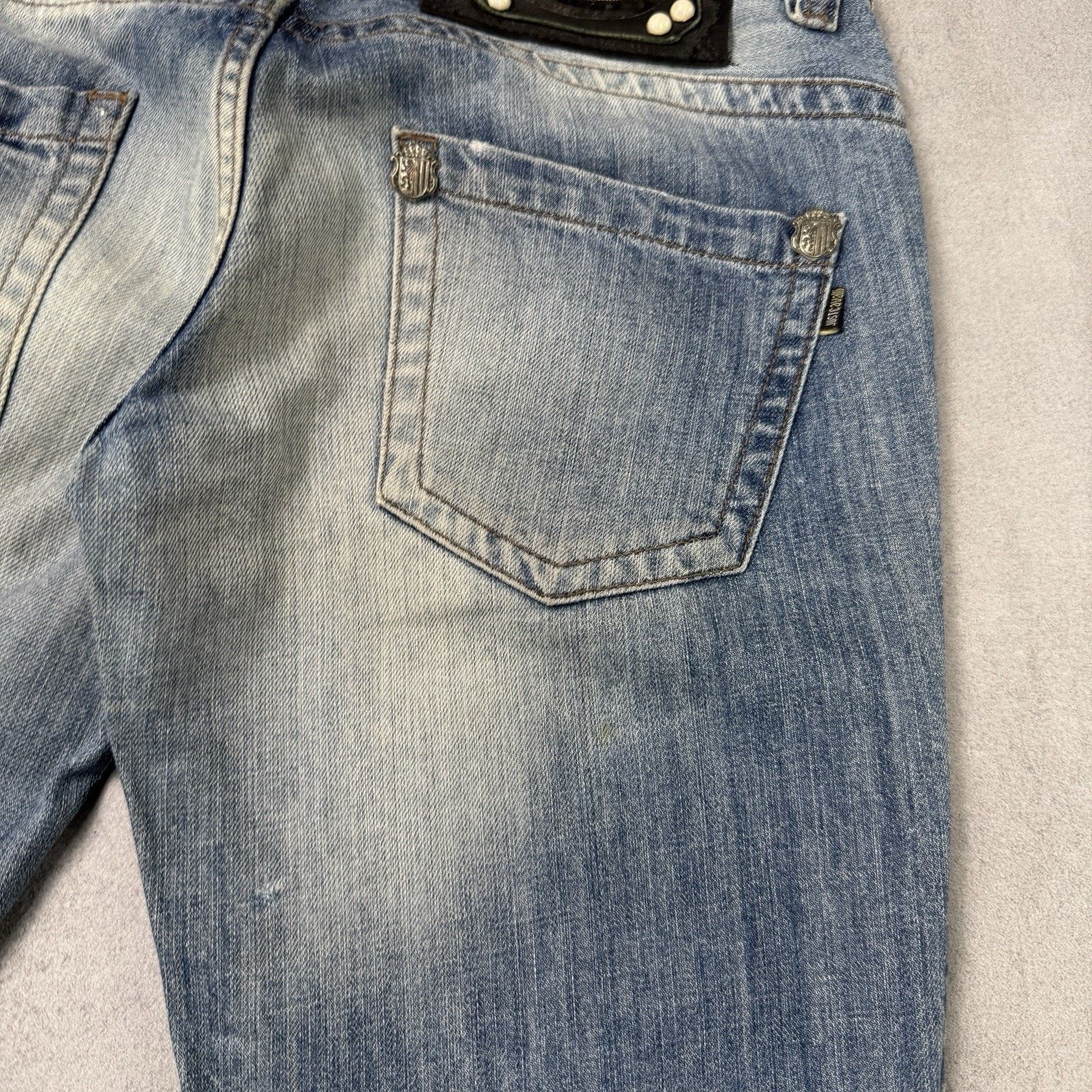 Just Cavalli Vintage Just Cavalli Blue Denim Pants Embroidered Jeans Size 30" / US 8 / IT 44 - 18 Thumbnail