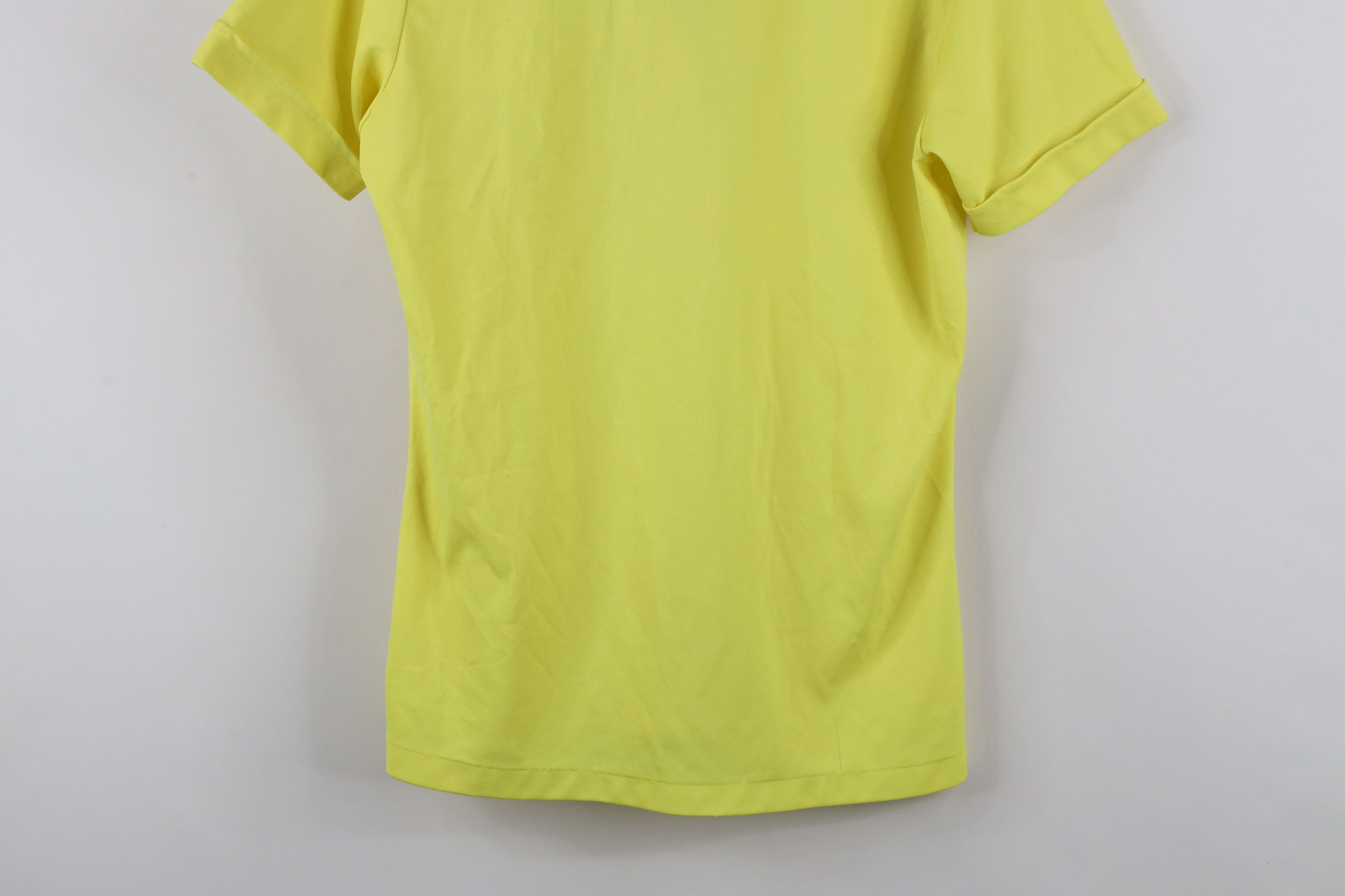 Vintage Vintage 70s Streetwear Blank Collared Polo Shirt Yellow Size US L / EU 52-54 / 3 - 12 Thumbnail