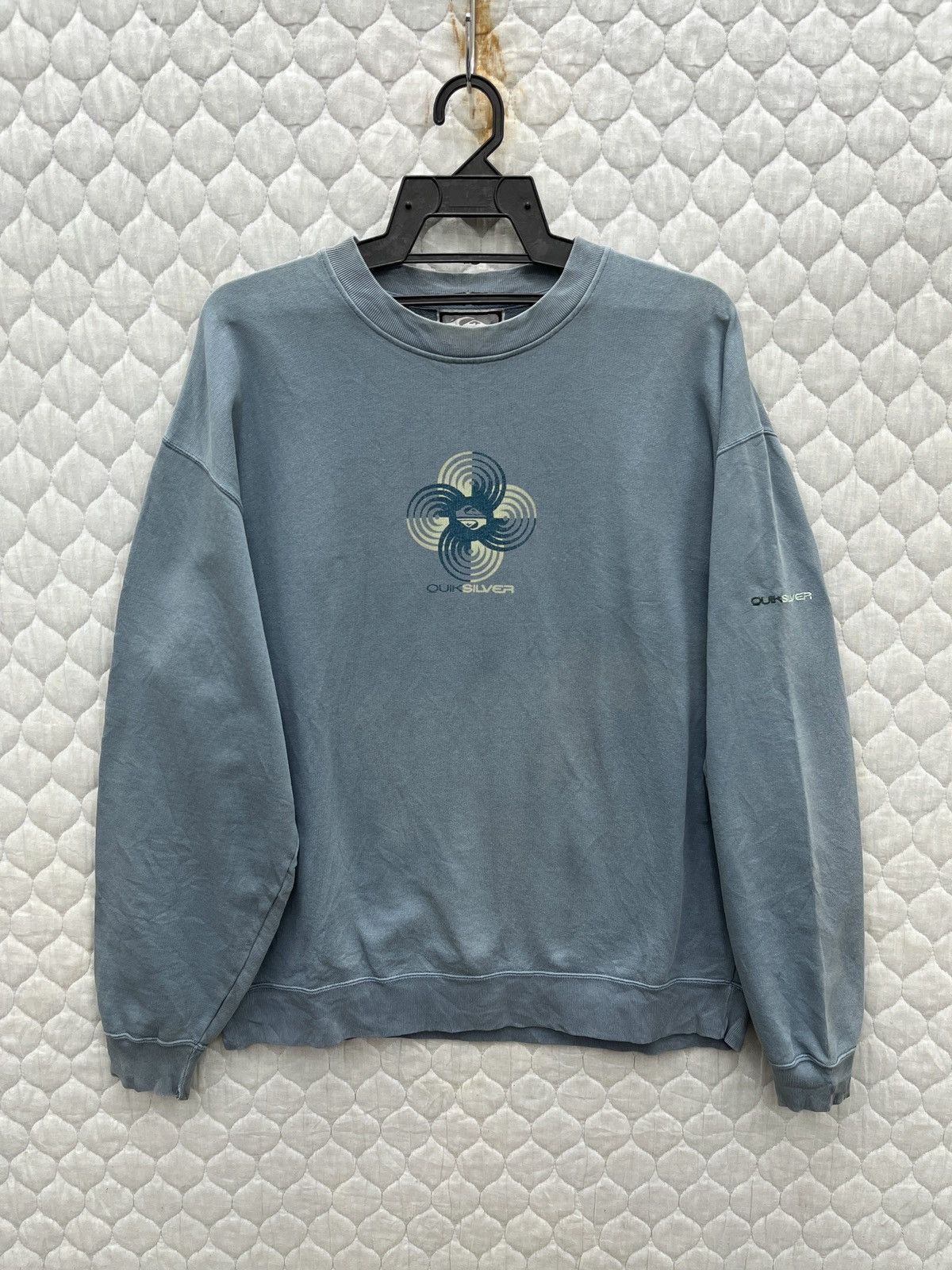 image of Steals VTG Quiksilver Sweatshirt in Blue, Men's (Size Medium)