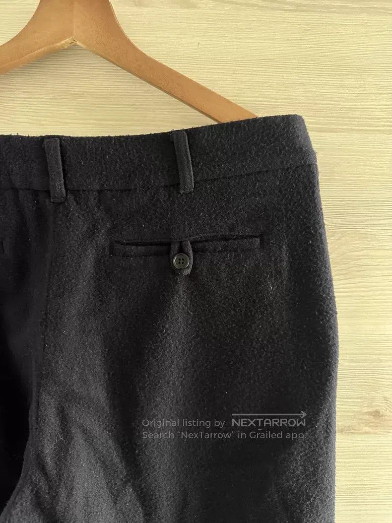 Helmut Lang Helmut Lang Navy blue wool chino pants Size US 34 / EU 50 - 4 Thumbnail