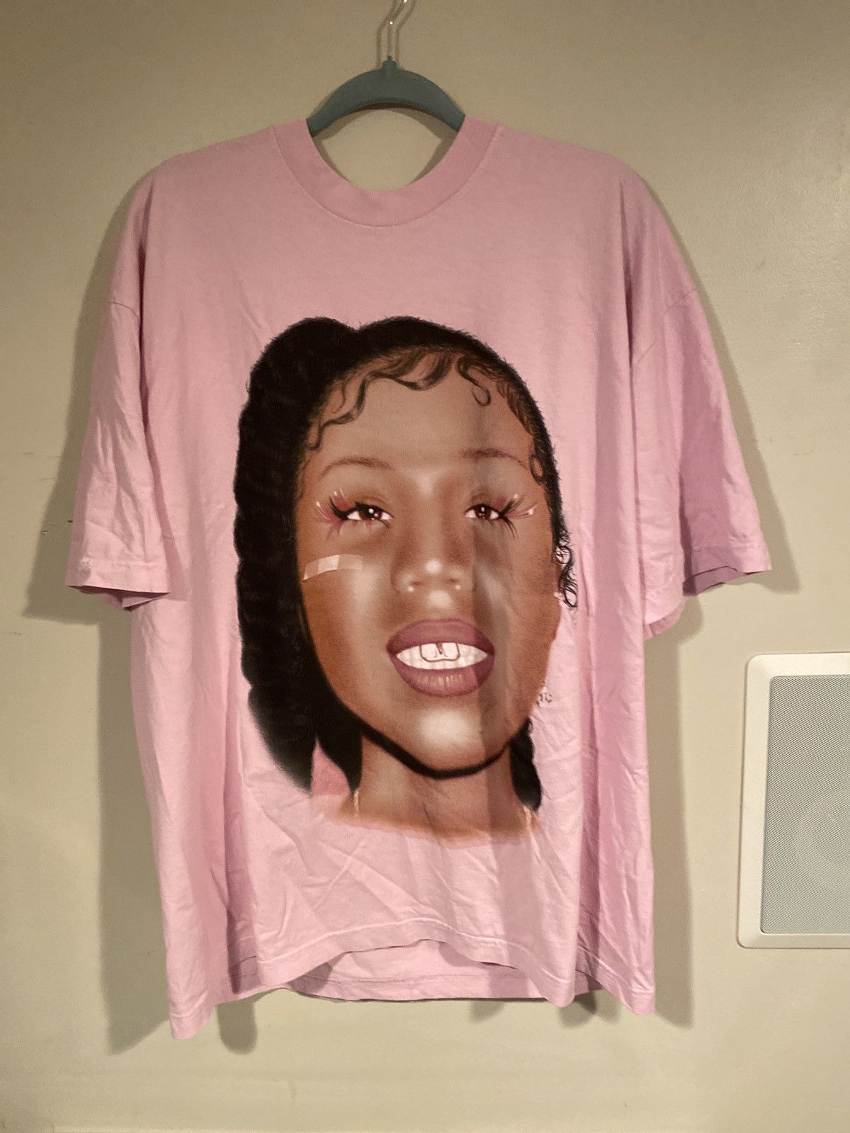 image of Drake It’S All A Blur Tour Shirt X Large in Pink, Men's (Size XL)