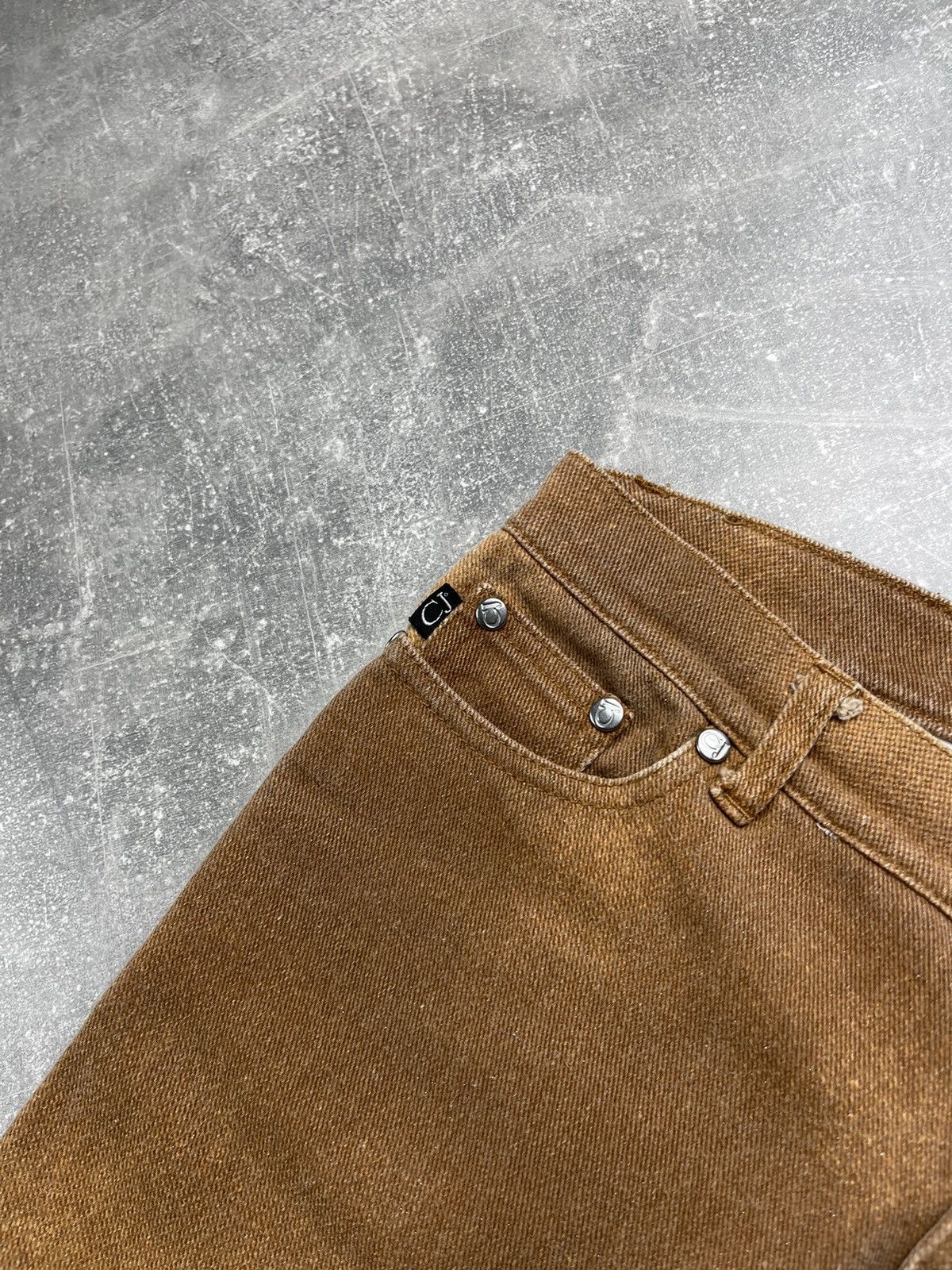 Roberto Cavalli Cavalli Jeans Vintage Denim Jenas Brown Beer Tan Size 29 Size 29" - 9 Thumbnail