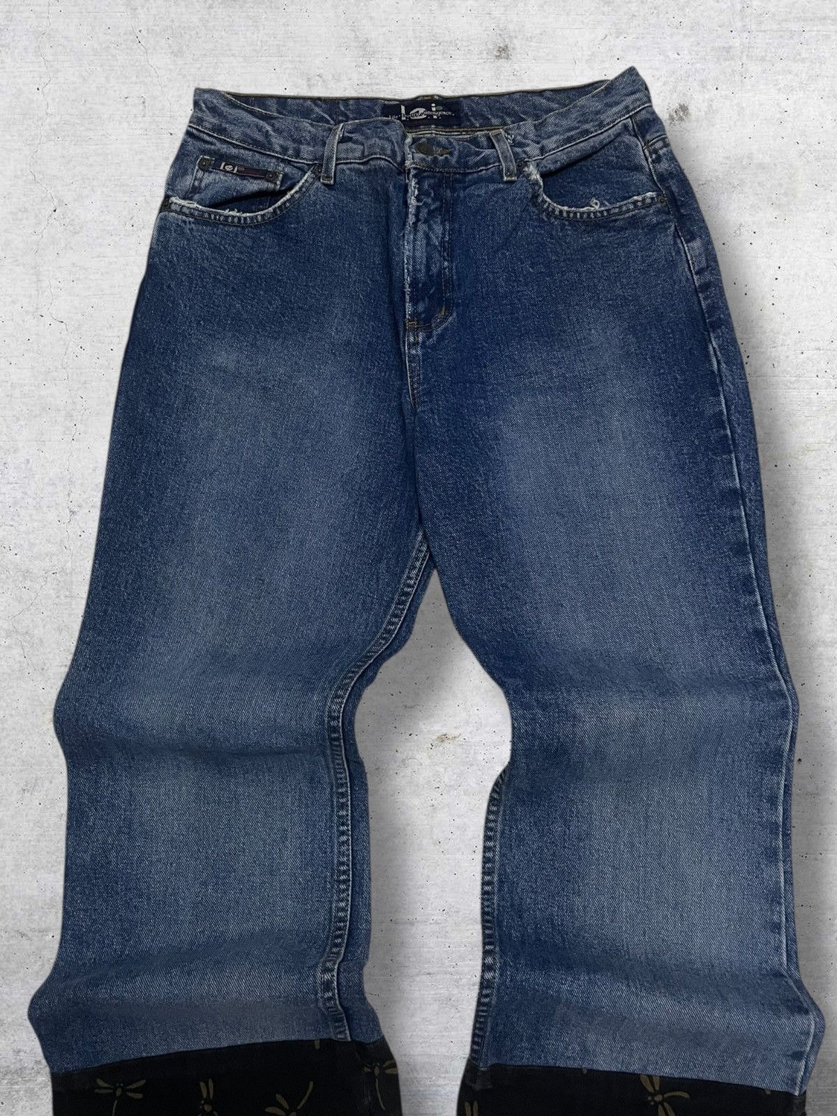 Japanese Brand VINTAGE 1990S JAPAN DESIGNER FLARED LEI OG VIBE PATCH DENIM Size US 30 / EU 46 - 5 Thumbnail