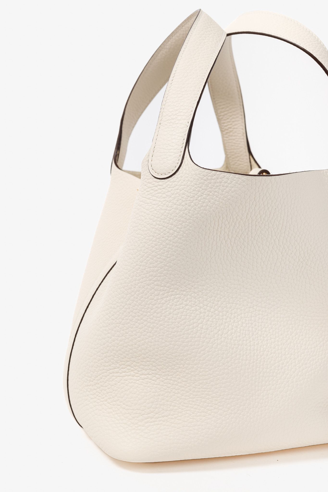 Hermes Hermes Picotin Lock 22 Nata Taurillon Clemence Leather Tote Size ONE SIZE - 6 Thumbnail
