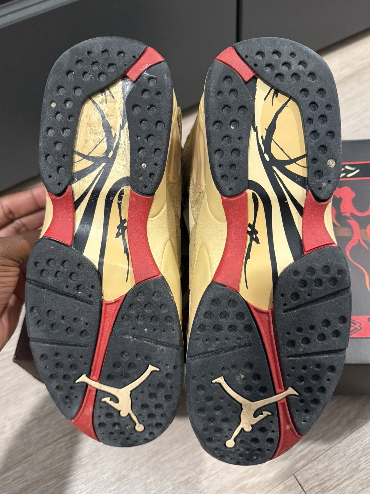 Jordan Brand Rui Hachimura x Air Jordan 8 Retro SE Black Samurai Size US 9 / EU 42 - 8 Thumbnail
