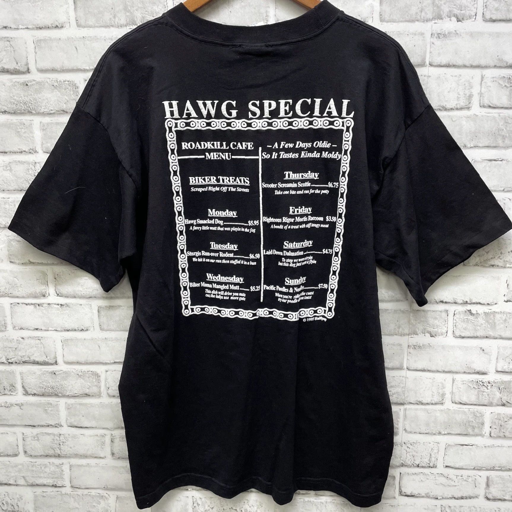 Vintage VINTAGE Roadkill T-Shirt Mens XL Black USA 100% Cotton Graphic Tee Size US XL / EU 56 / 4 - 5 Thumbnail
