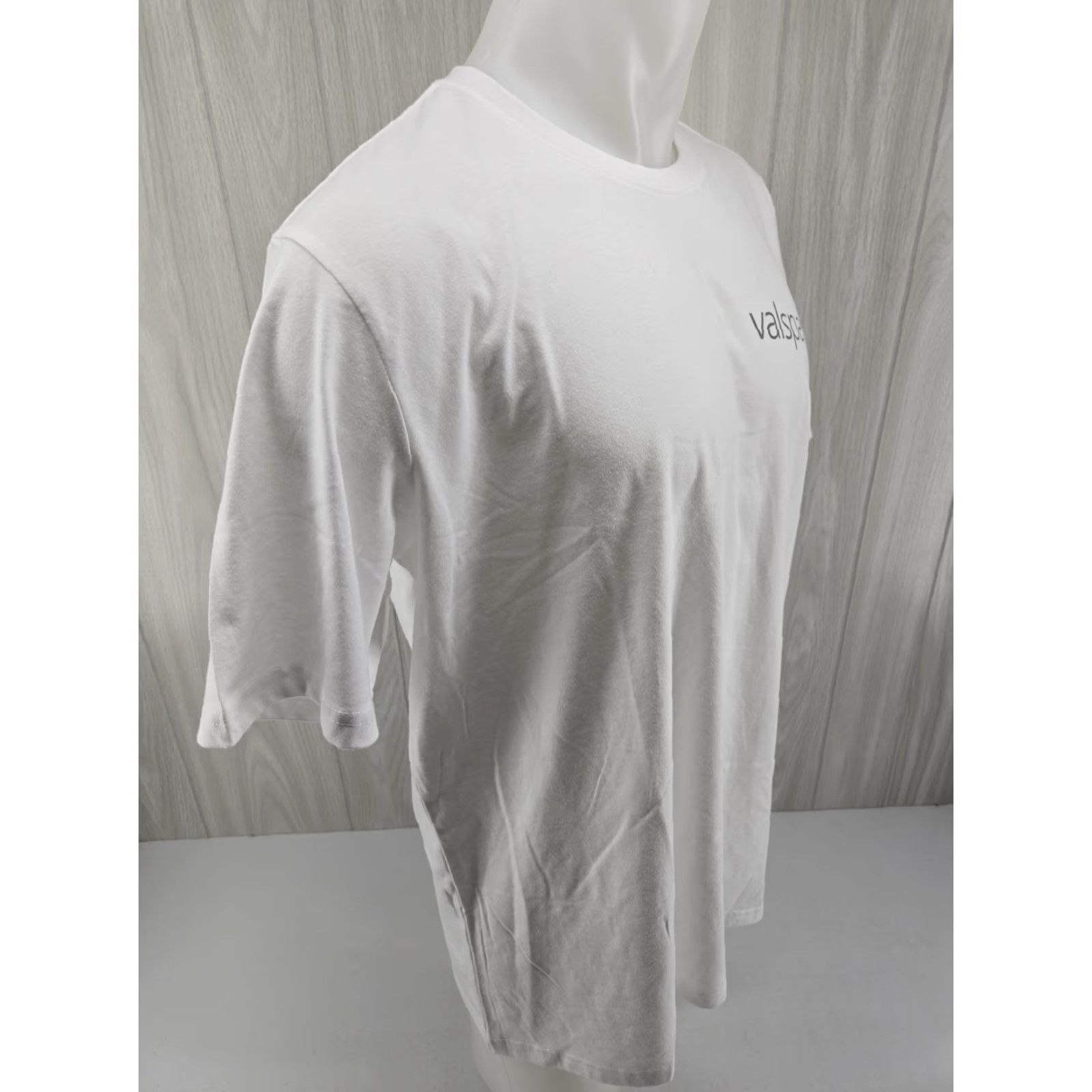 Vintage Lowes Pro Promotional Valspar Shirt Unisex Size XL White Cotton Blend Shirt Mens Short Sleeve Crew Neck T-Shirt Size US XL / EU 56 / 4 - 6 Thumbnail