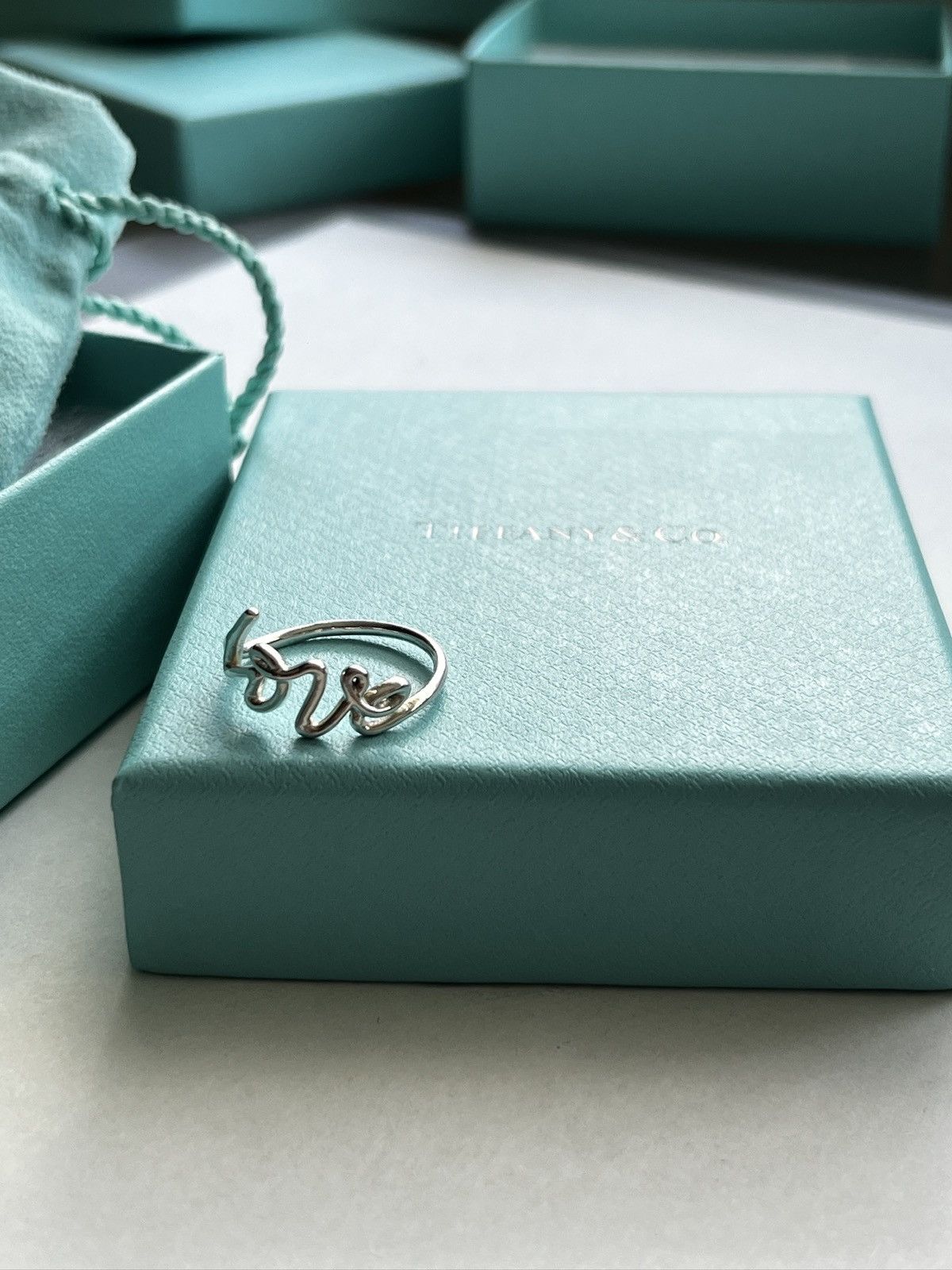 Tiffany & Co. Paloma Picasso Graffiti Love Ring Size ONE SIZE - 2 Thumbnail