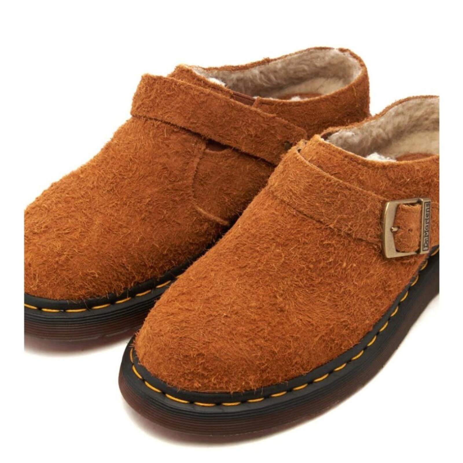 Dr. Martens Dr. Martens Isham Long Napped Suede Mules | NJ004 Size US 7 / IT 37 - 3 Thumbnail