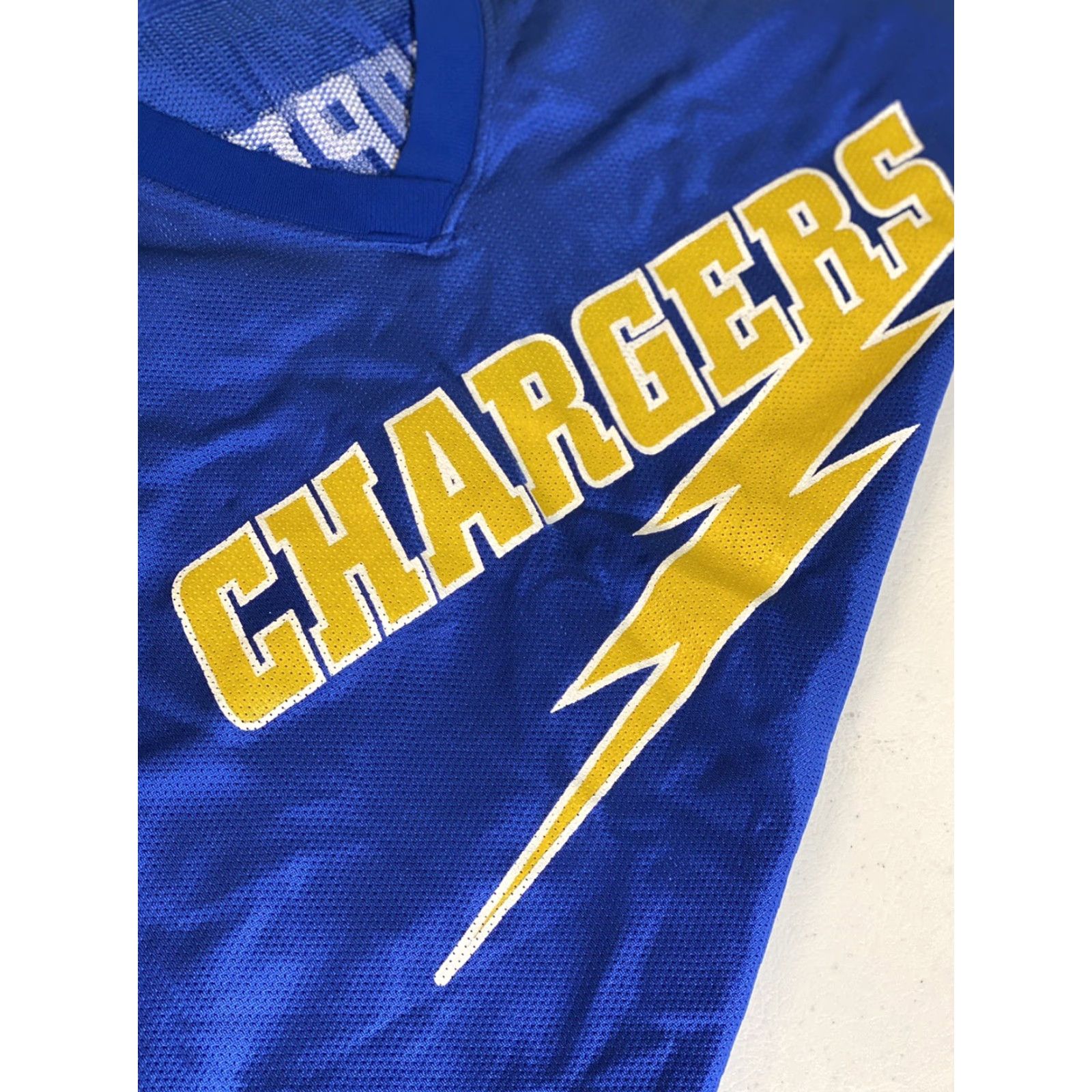 Vintage VINTAGE Alleson Athletic Don Alleson Blue Chargers #22 St Peter Football Soccer Jersey L Size US L / EU 52-54 / 3 - 6 Thumbnail