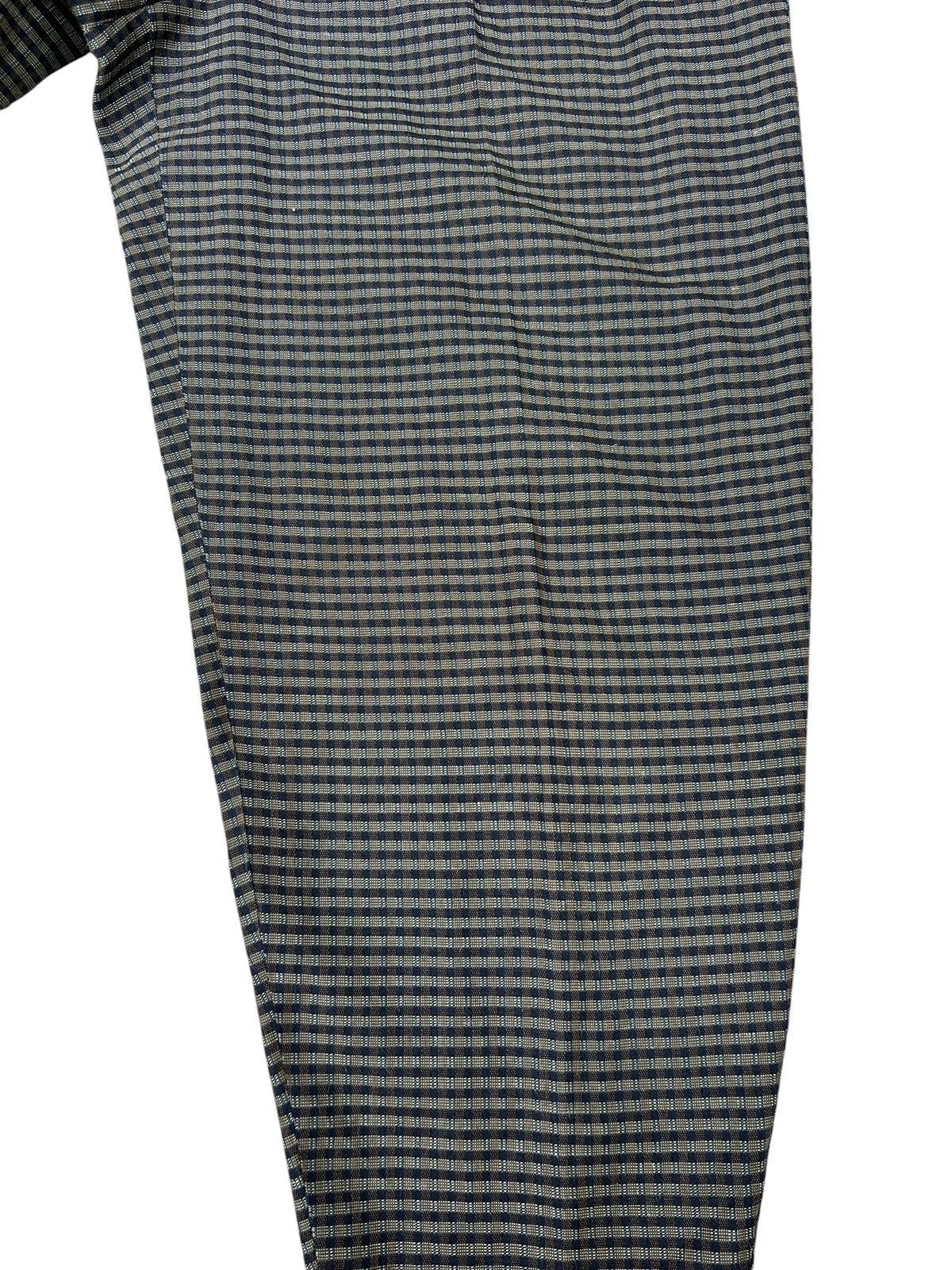 Matsuda 90s Nicole Stripe Linen Silk Jacquard Balloon Trouser Size US 29 - 10 Thumbnail
