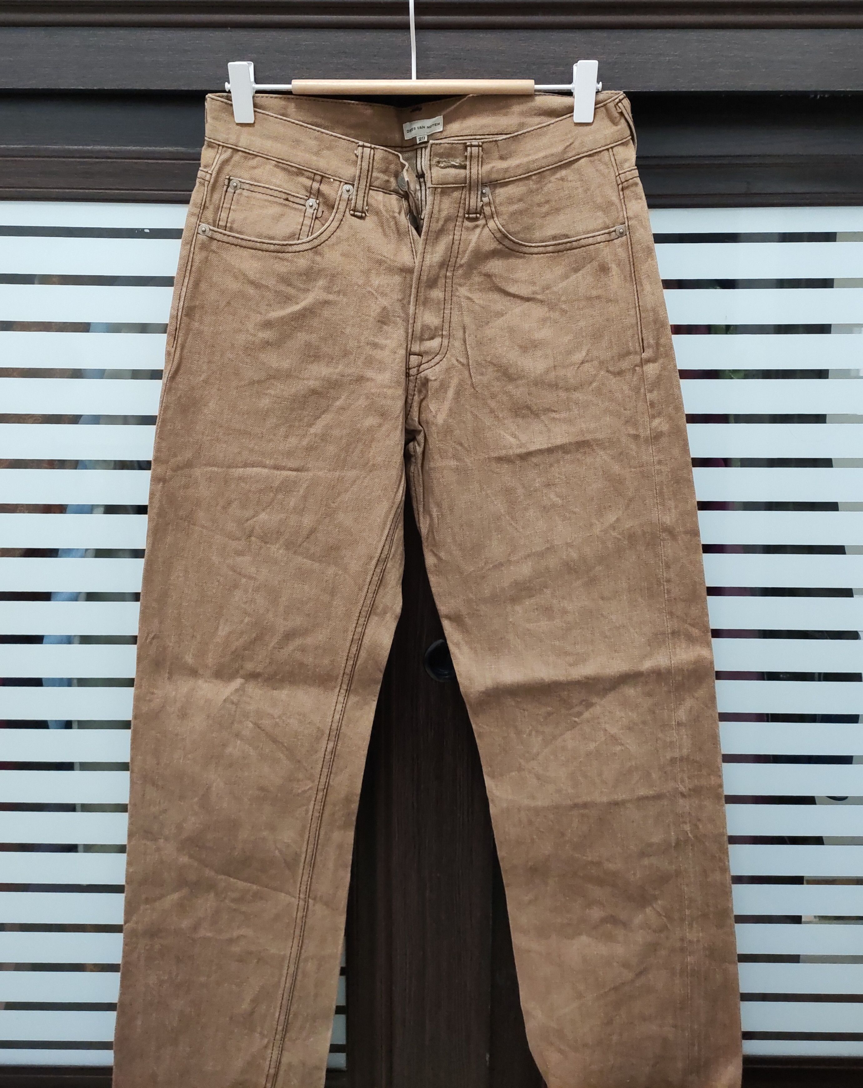 Dries Van Noten 💥90's Dries Van Noten Selvedge Denim💥 Size US 29 - 1 Thumbnail