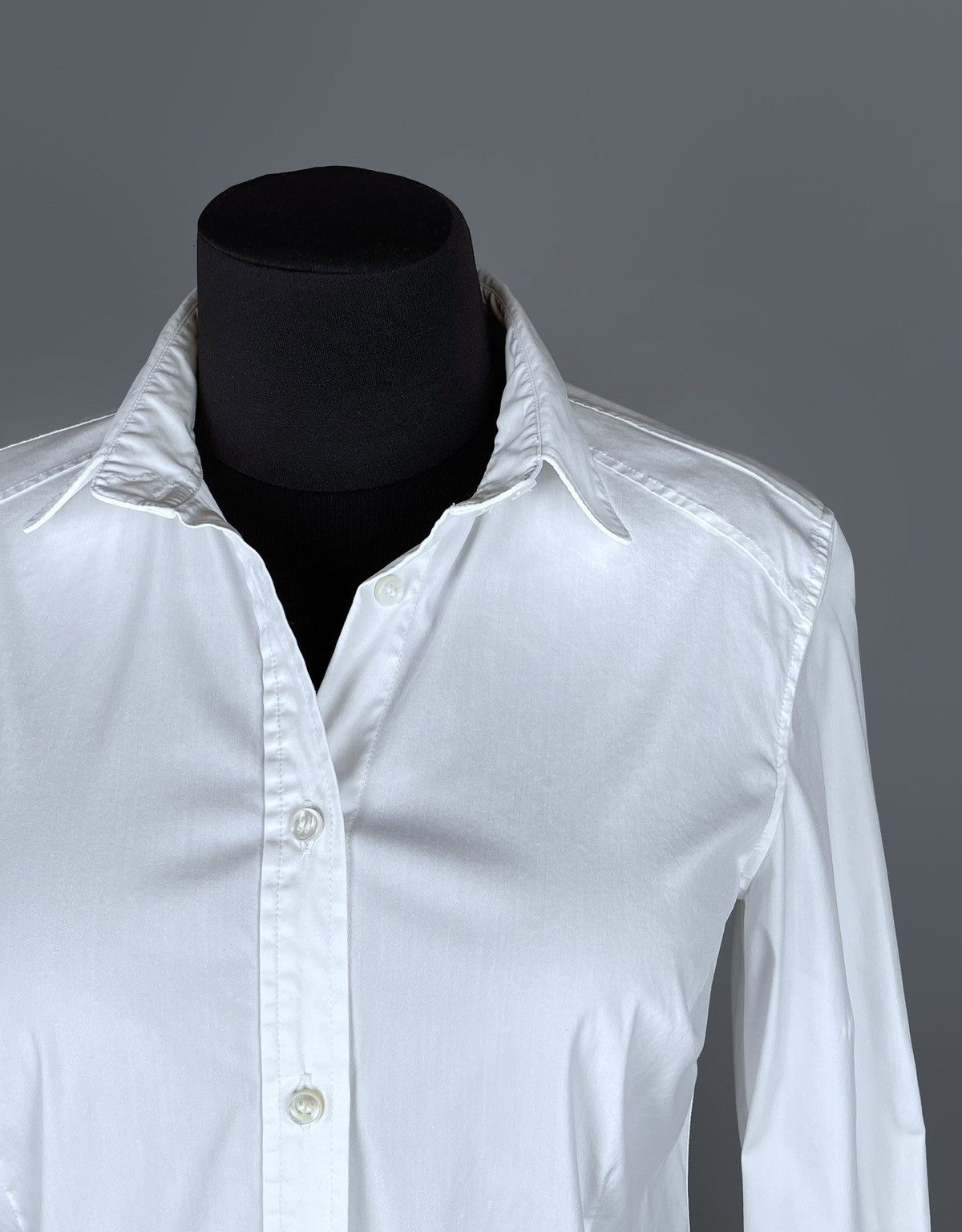 Brunello Cucinelli Brunello Cucinelli Classic Cotton Stretch LS Shirt Size L Size L / US 10 / IT 46 - 9 Thumbnail