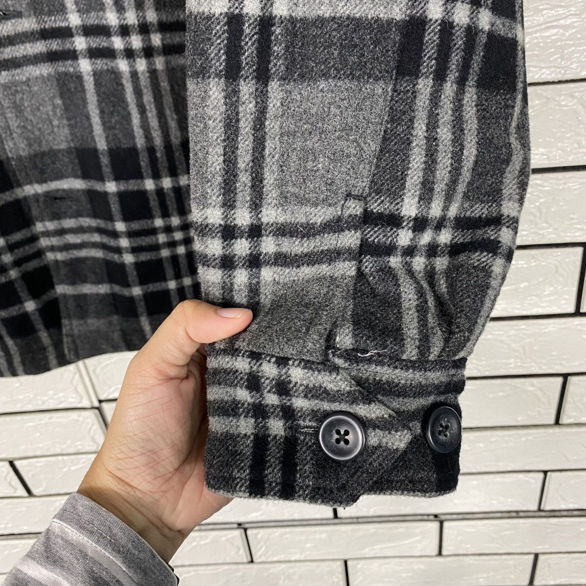 Japanese Brand Vintage Wool Jacket Eddie Bauer Tartan Design Issey Miyake Size US S / EU 44-46 / 1 - 16 Thumbnail