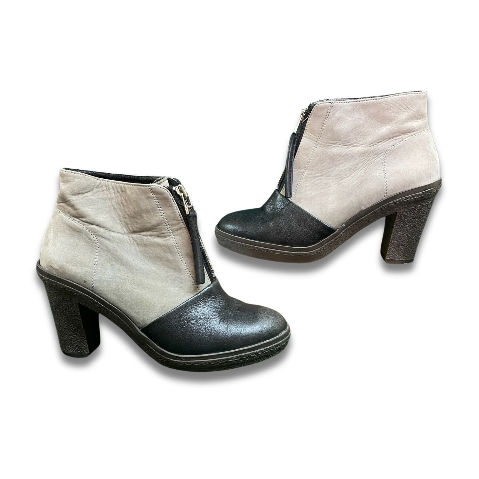Other Daniella Lehavi Multi-Colored Leather Double-Zip Ankle Boots Size US 6.5 / IT 36.5 - 4 Thumbnail