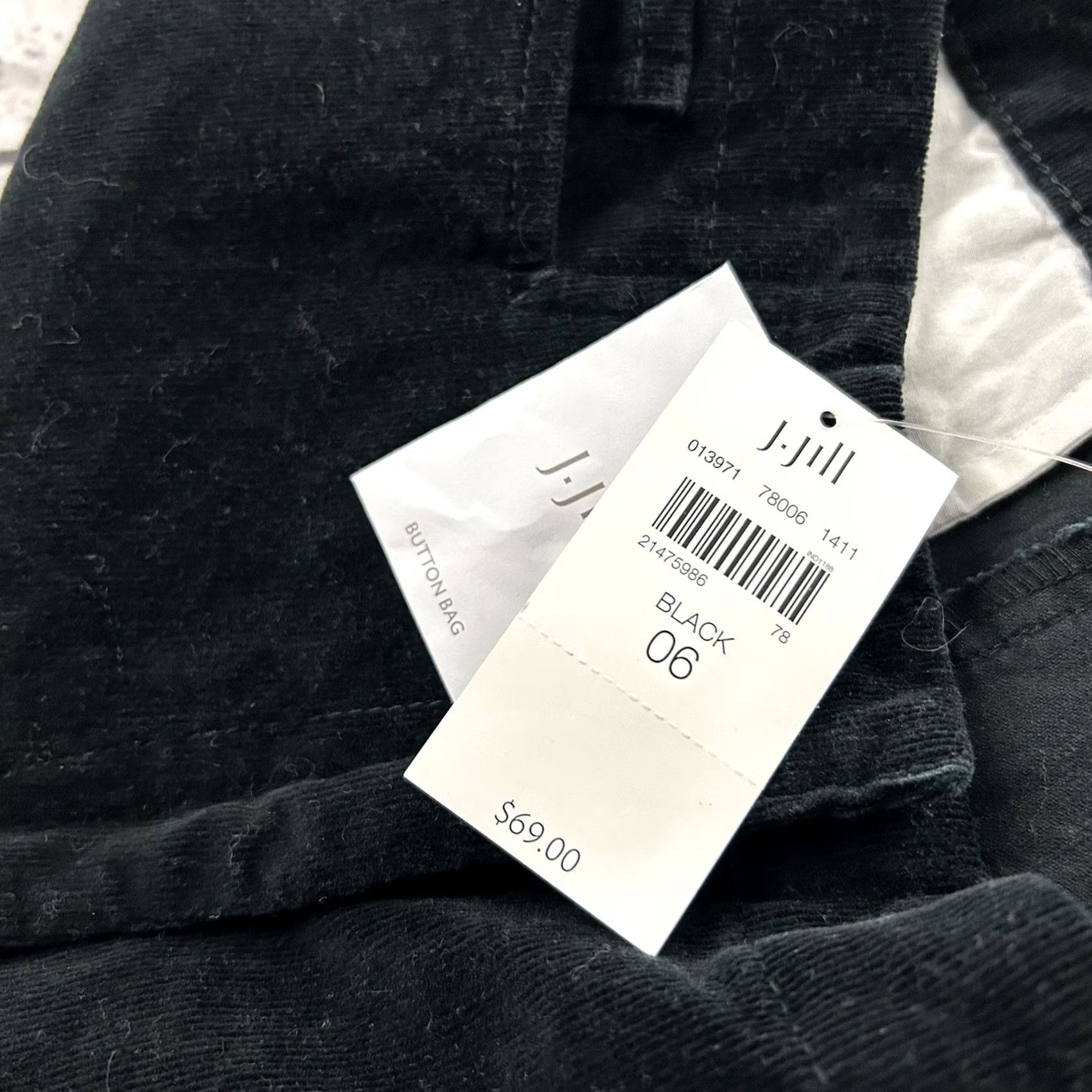 J. Jill J.Jill Corduroy Pants Women's 6 Black Pants Womens 6 Black Corduroy J.Jill Size 28" / US 6 / IT 42 - 4 Thumbnail