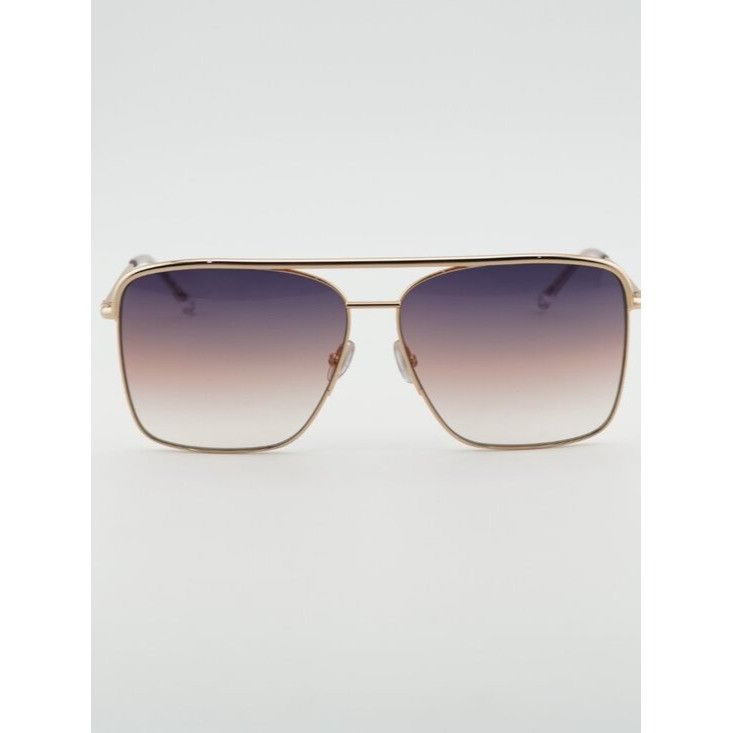 Isabel Marant Isabel Marant IM 0118/S 0000 FF Sunglasses Gold Square Frame Size ONE SIZE - 5 Thumbnail
