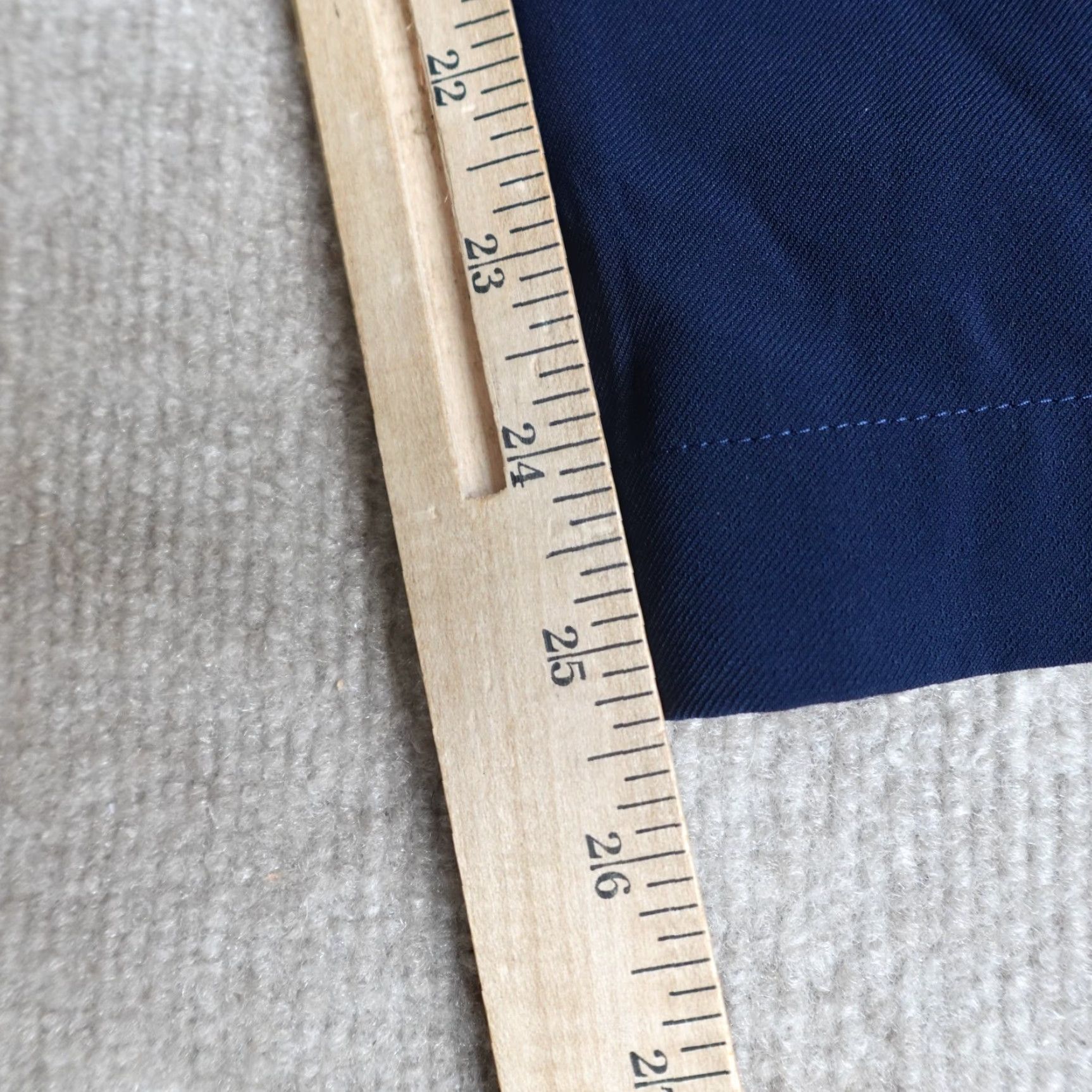 Vince Vince Womens Pants Large Blue Solid Stretch Waist Pull On Career Dress Pants Wide-Leg Mens? Womens Size 36" / US 14 / IT 50 - 3 Thumbnail