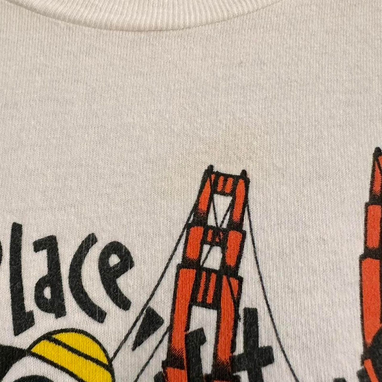 Hanes × Vintage Vintage 1994 San Francisco Bay To Breakers Art T-Shirt Size US L / EU 52-54 / 3 - 5 Thumbnail