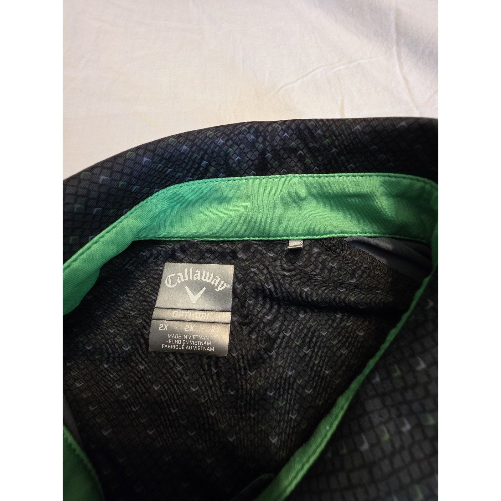 Callaway Callaway Men's Size 2XL Short Sleeve Three Button Golf Shirt Size US XXL / EU 58 / 5 - 4 Thumbnail