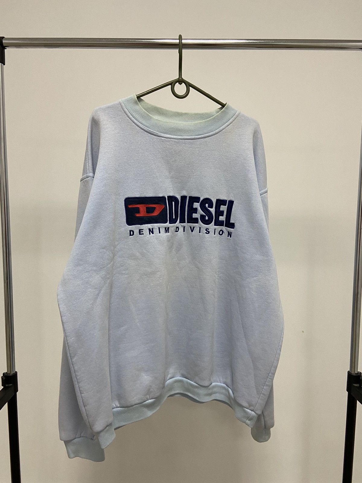 Diesel × Vintage Diesel Vintage Sweatshirt Big Logo Style Size US XL / EU 56 / 4 - 1 Thumbnail
