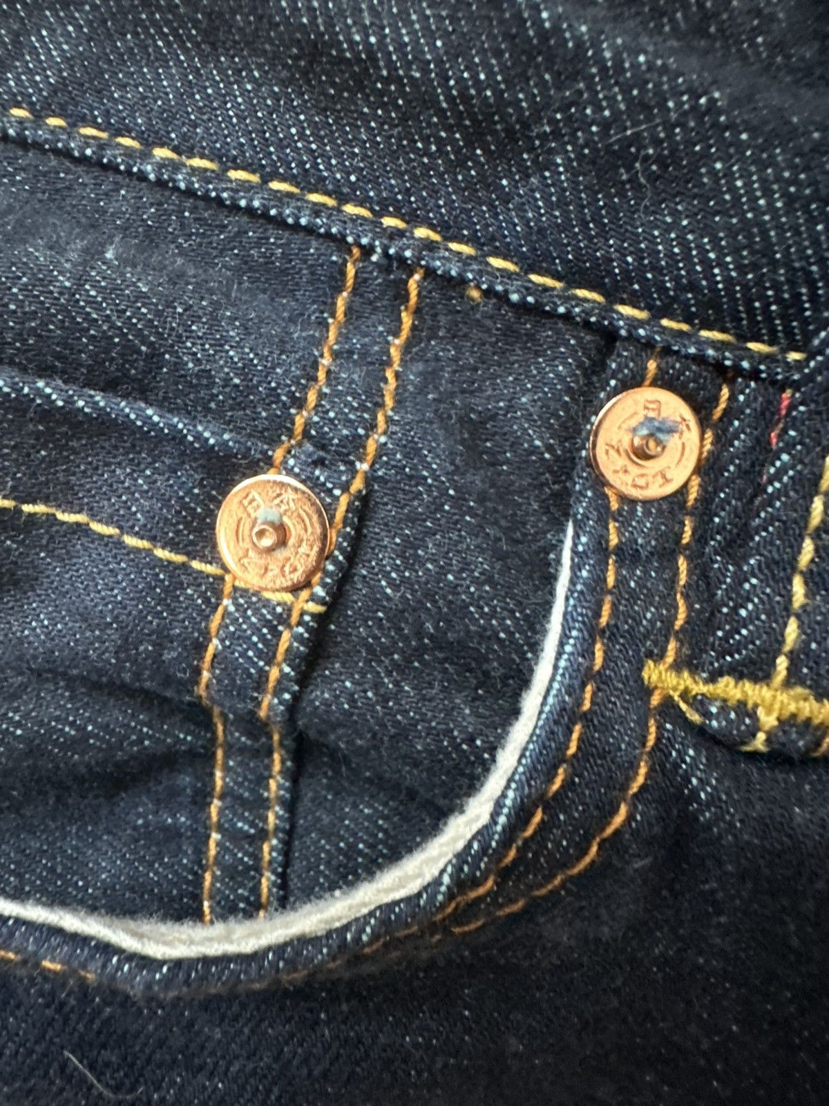 Evisu Evisu straight leg Japanese denim jeans Size US 31 - 10 Thumbnail