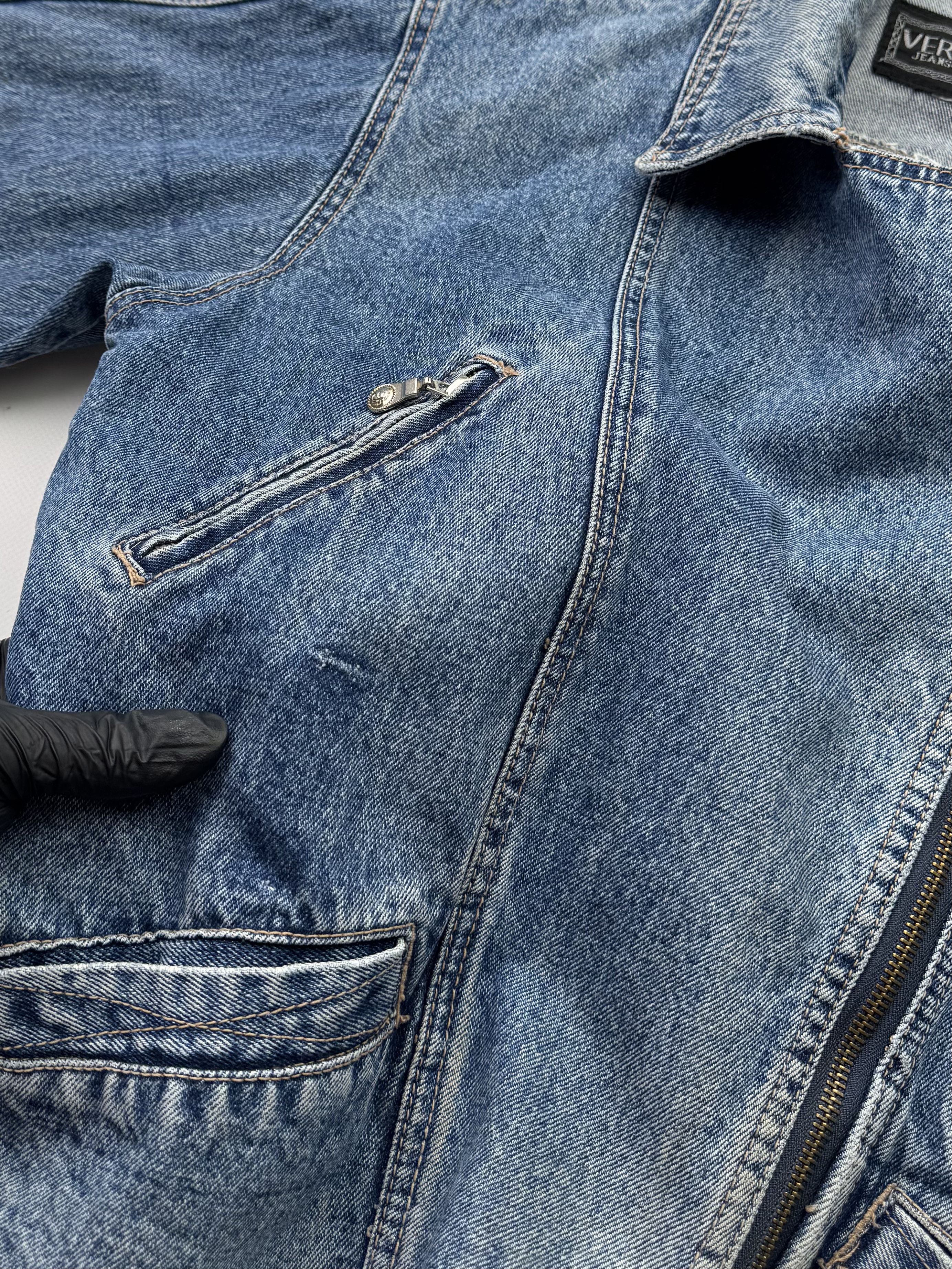 Versace Jeans Couture Versace Jeans Couture 80's Denim Jacket (145) Size M / US 6-8 / IT 42-44 - 12 Thumbnail